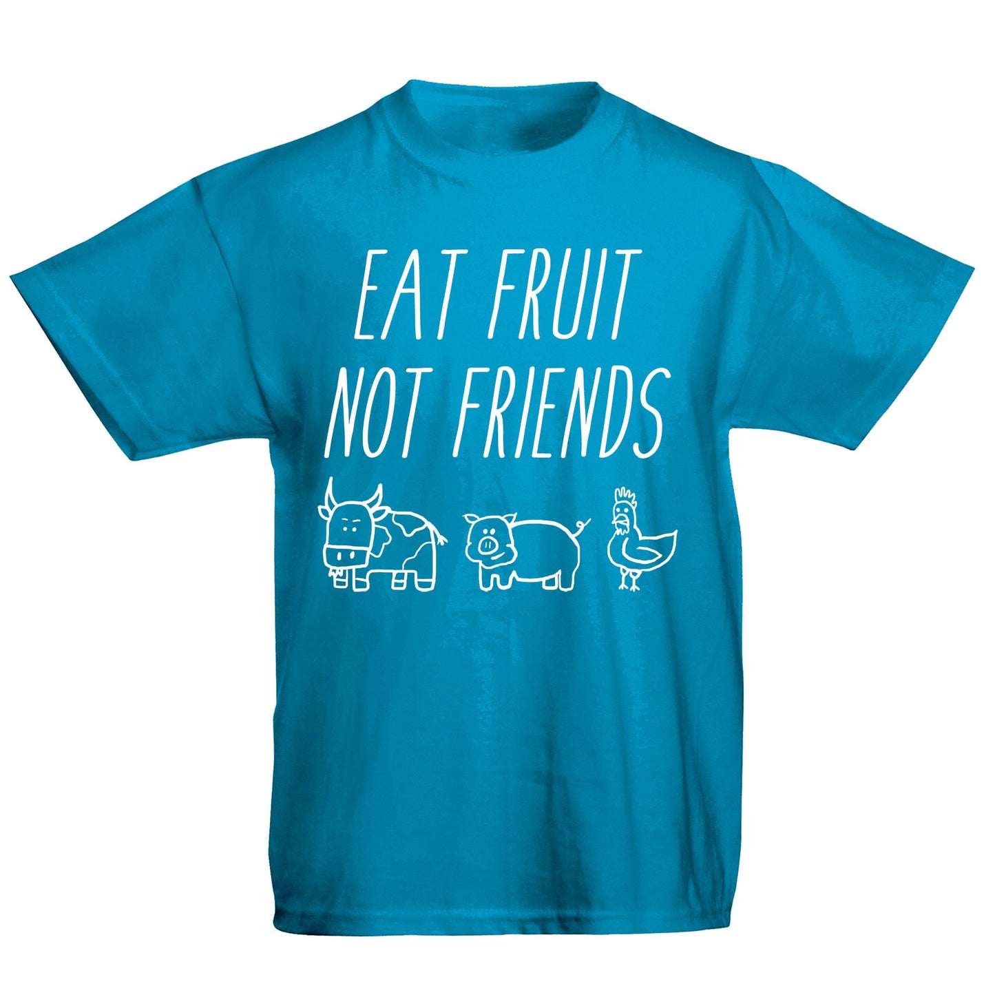 East Fruit Not Friends Vegetarian Kids T-shirt