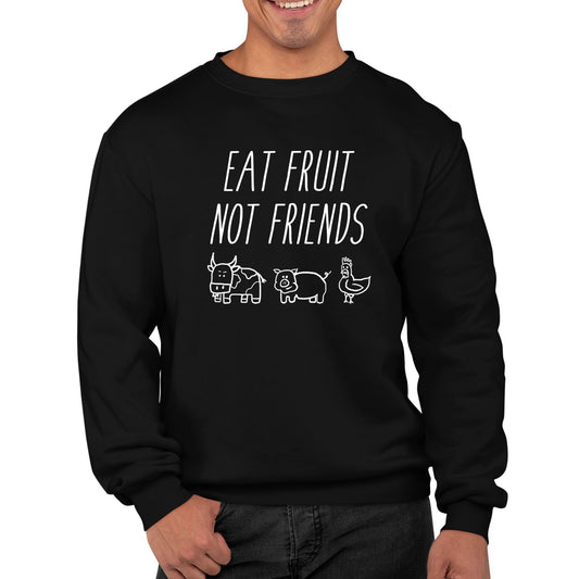 East Fruit Not Friends Vegetarian Mens Sweatshirt