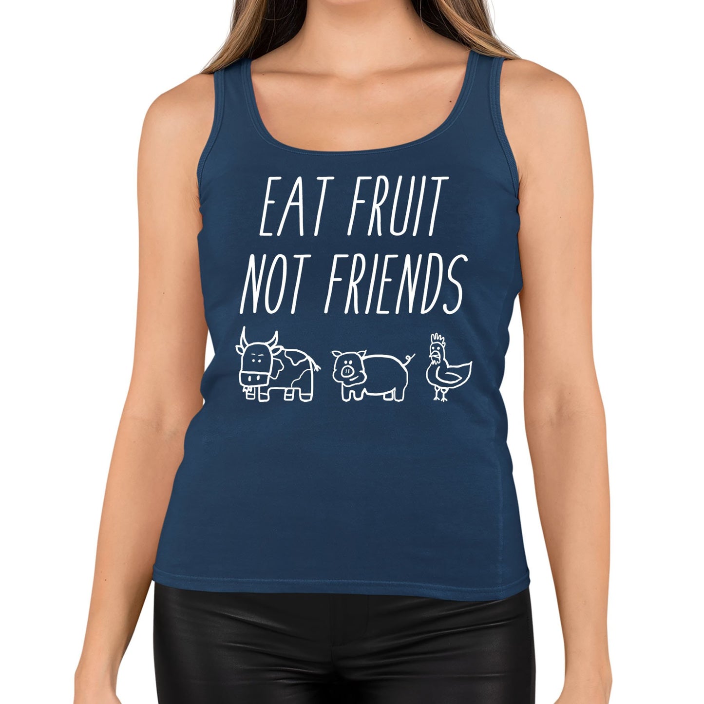 East Fruit Not Friends Vegetarian Womens Vest