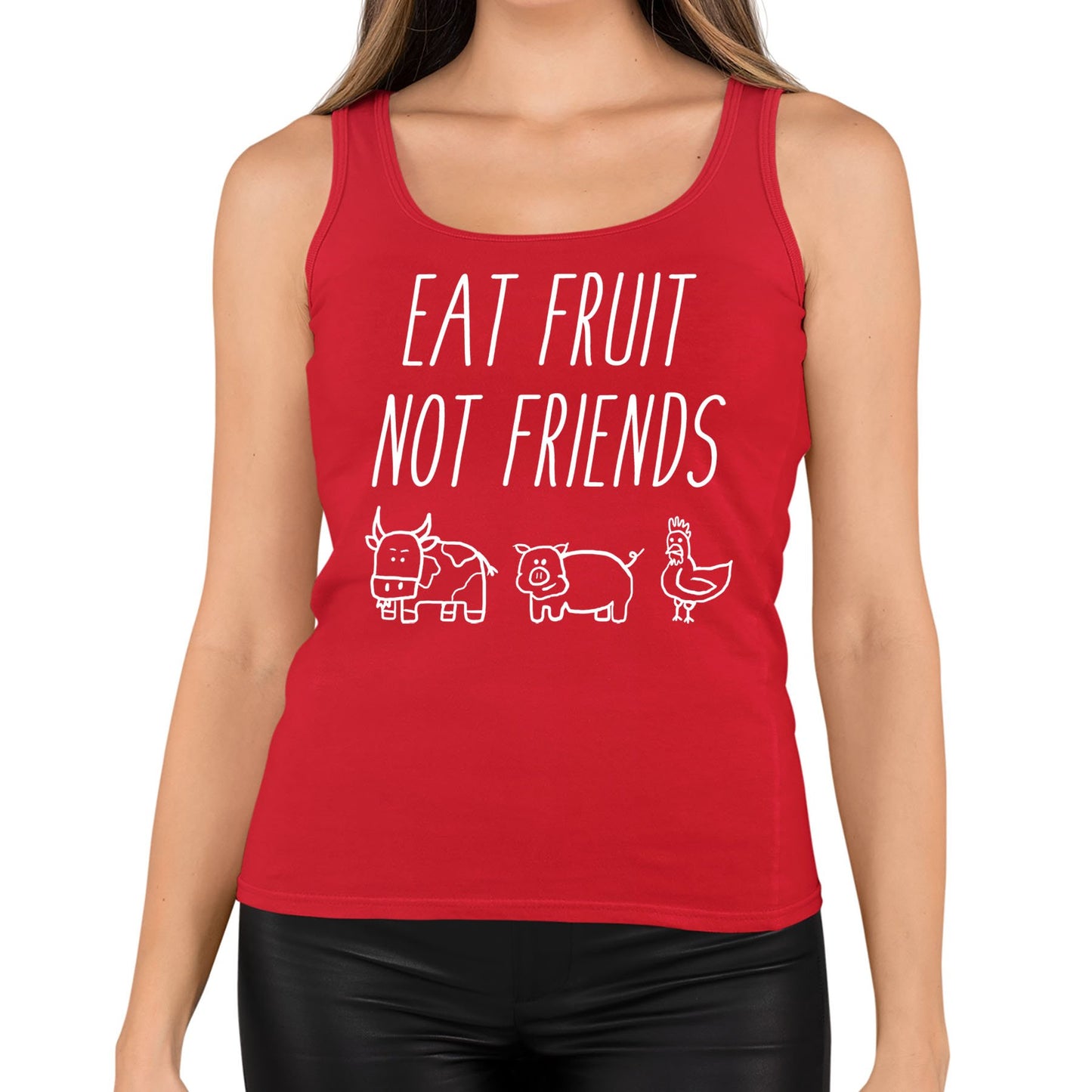 East Fruit Not Friends Vegetarian Womens Vest