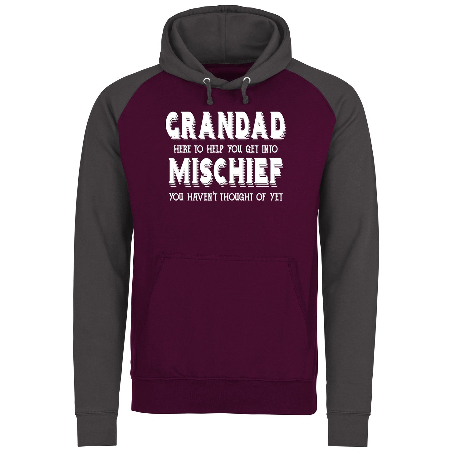 Grandad Mischief Baseball Hoodie