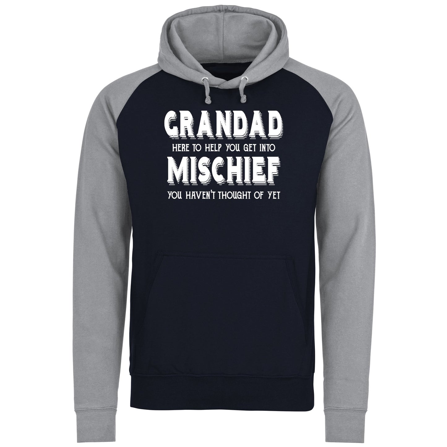 Grandad Mischief Baseball Hoodie