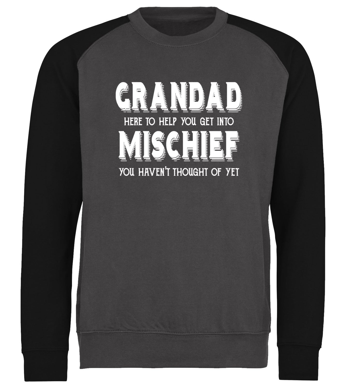 Grandad Mischief Baseball Sweatshirt