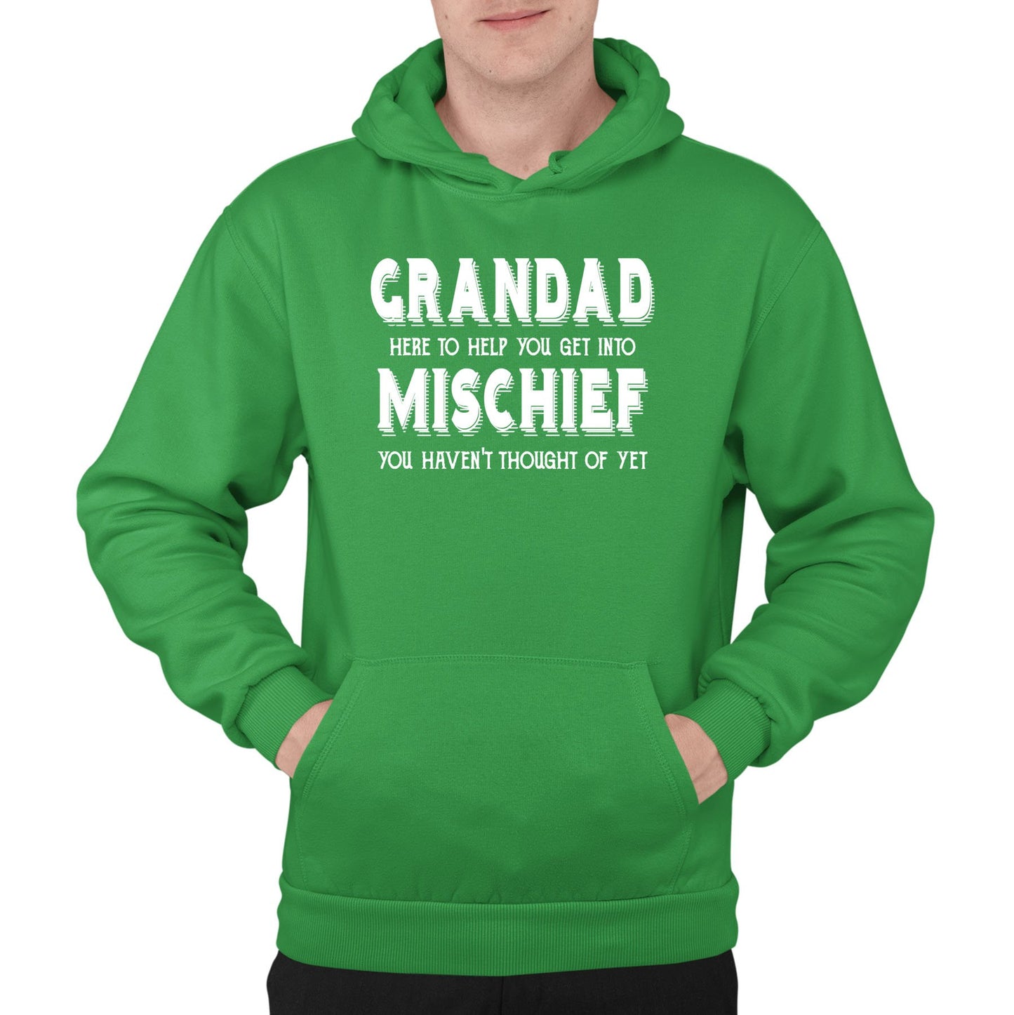 Grandad Mischief Mens Pullover Hoodie