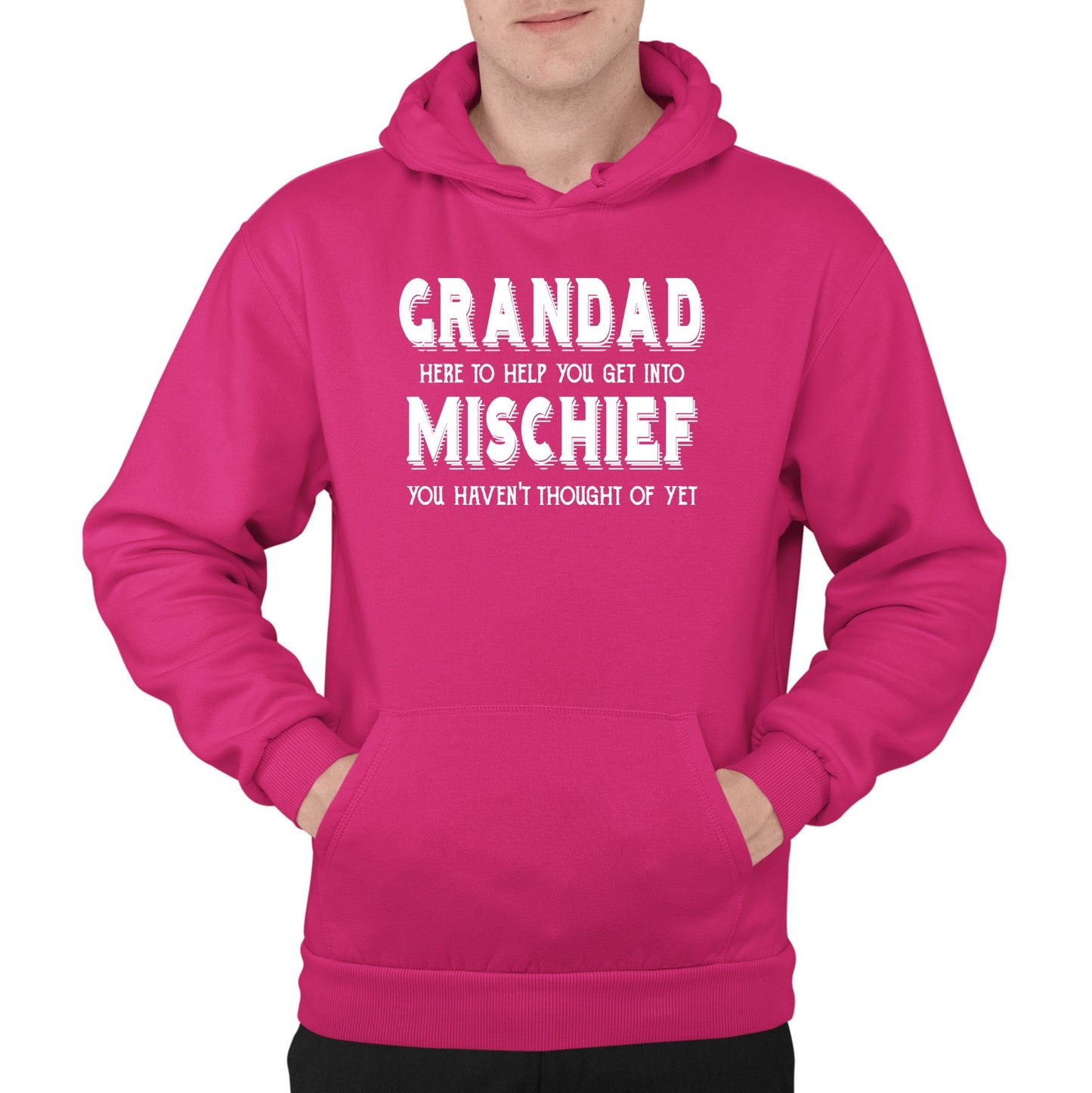 Grandad Mischief Mens Pullover Hoodie