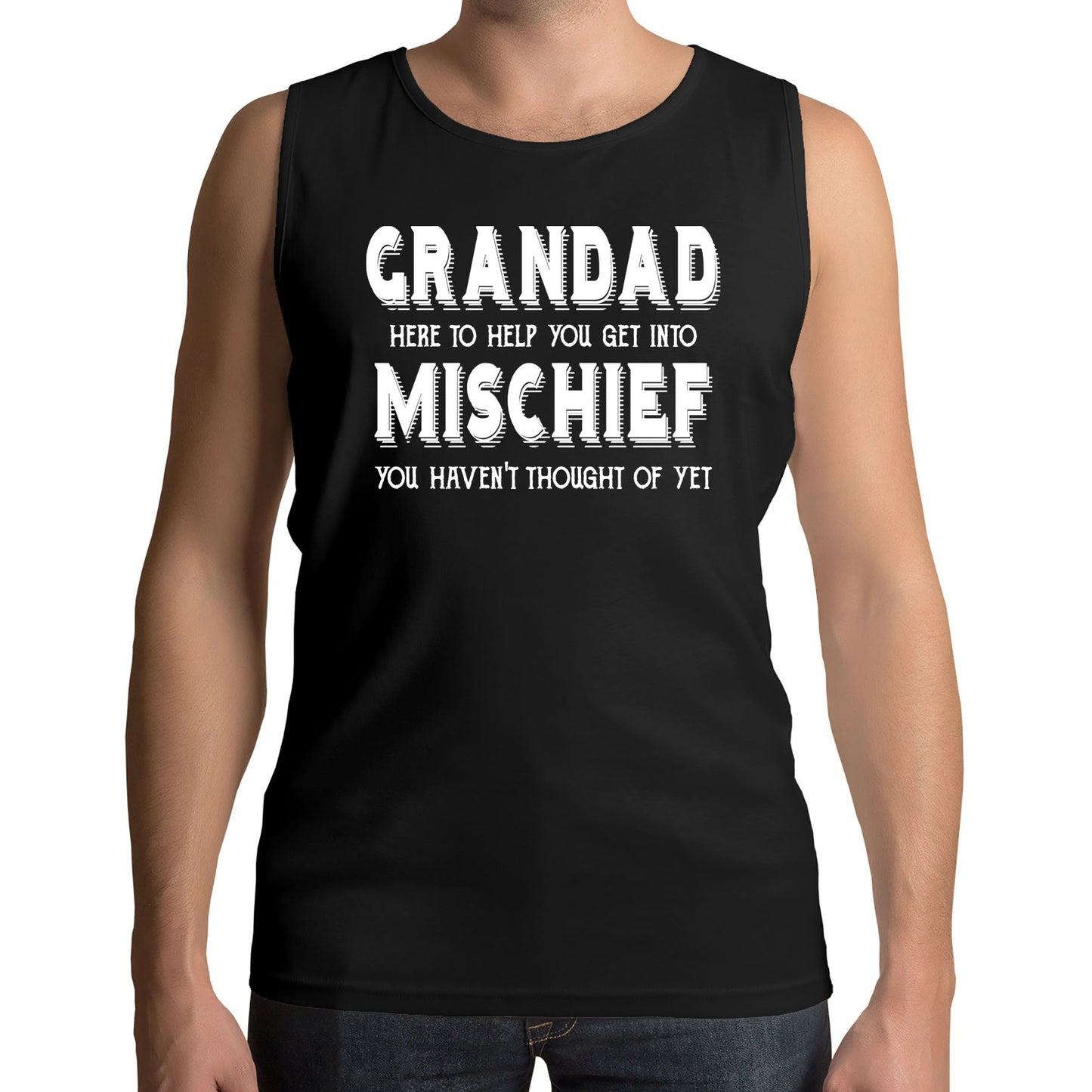 Grandad Mischief Mens Vest