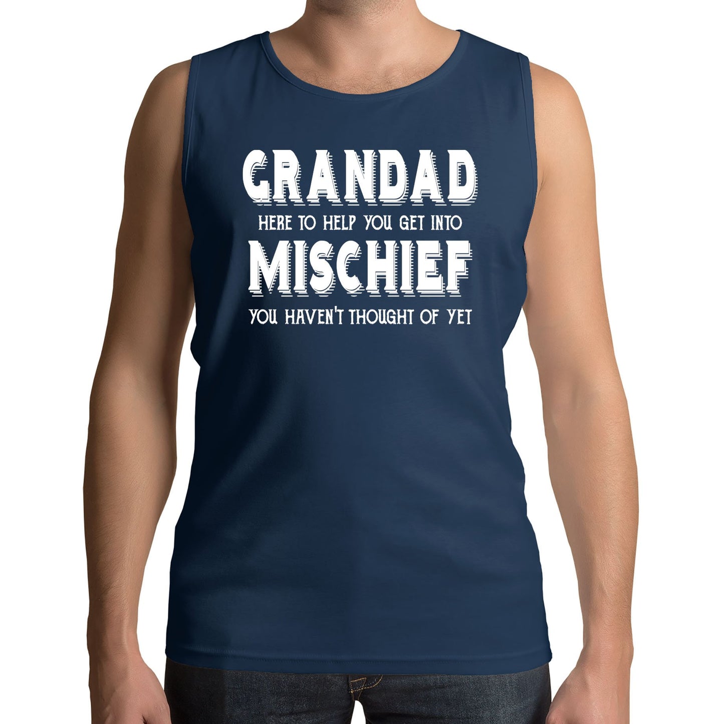 Grandad Mischief Mens Vest