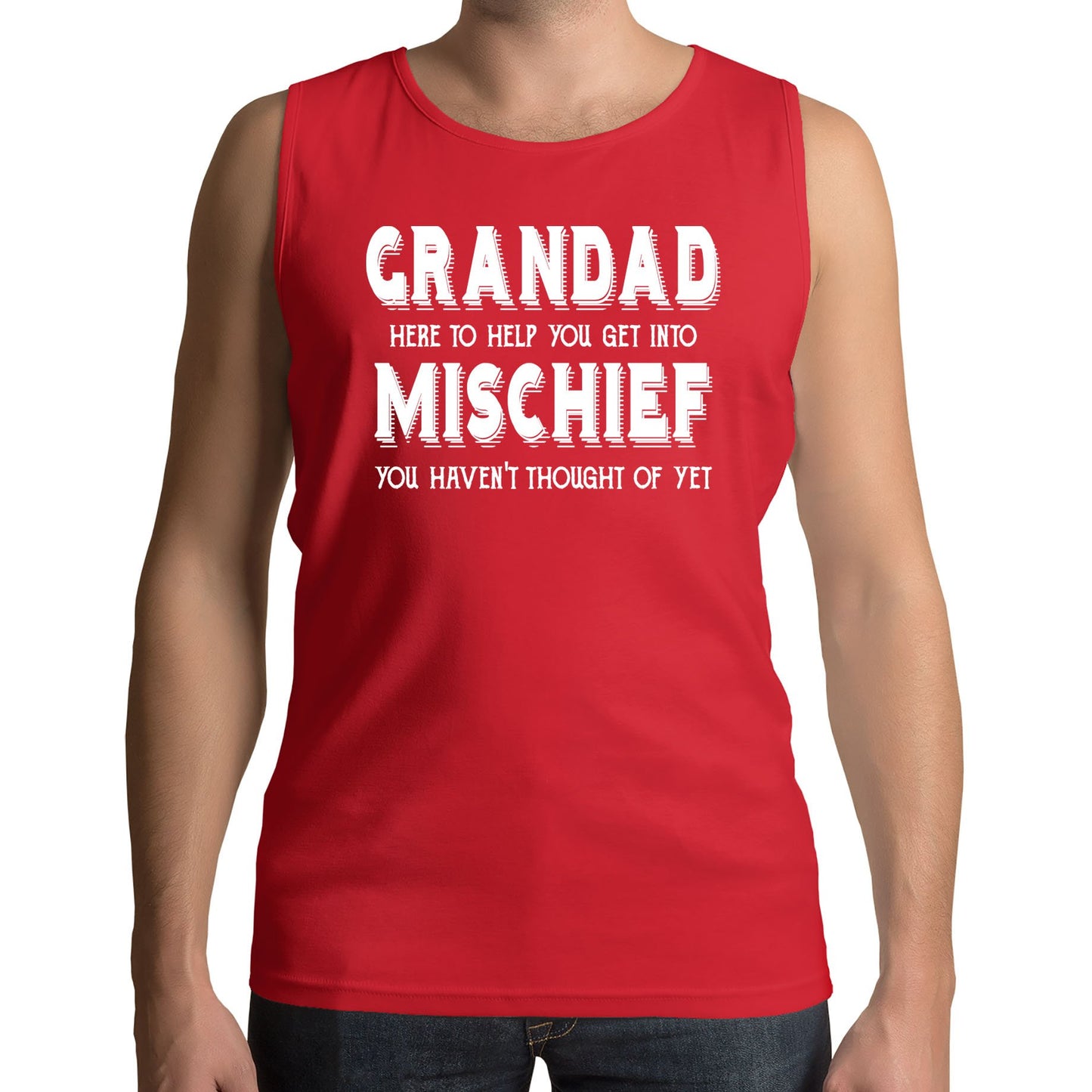 Grandad Mischief Mens Vest