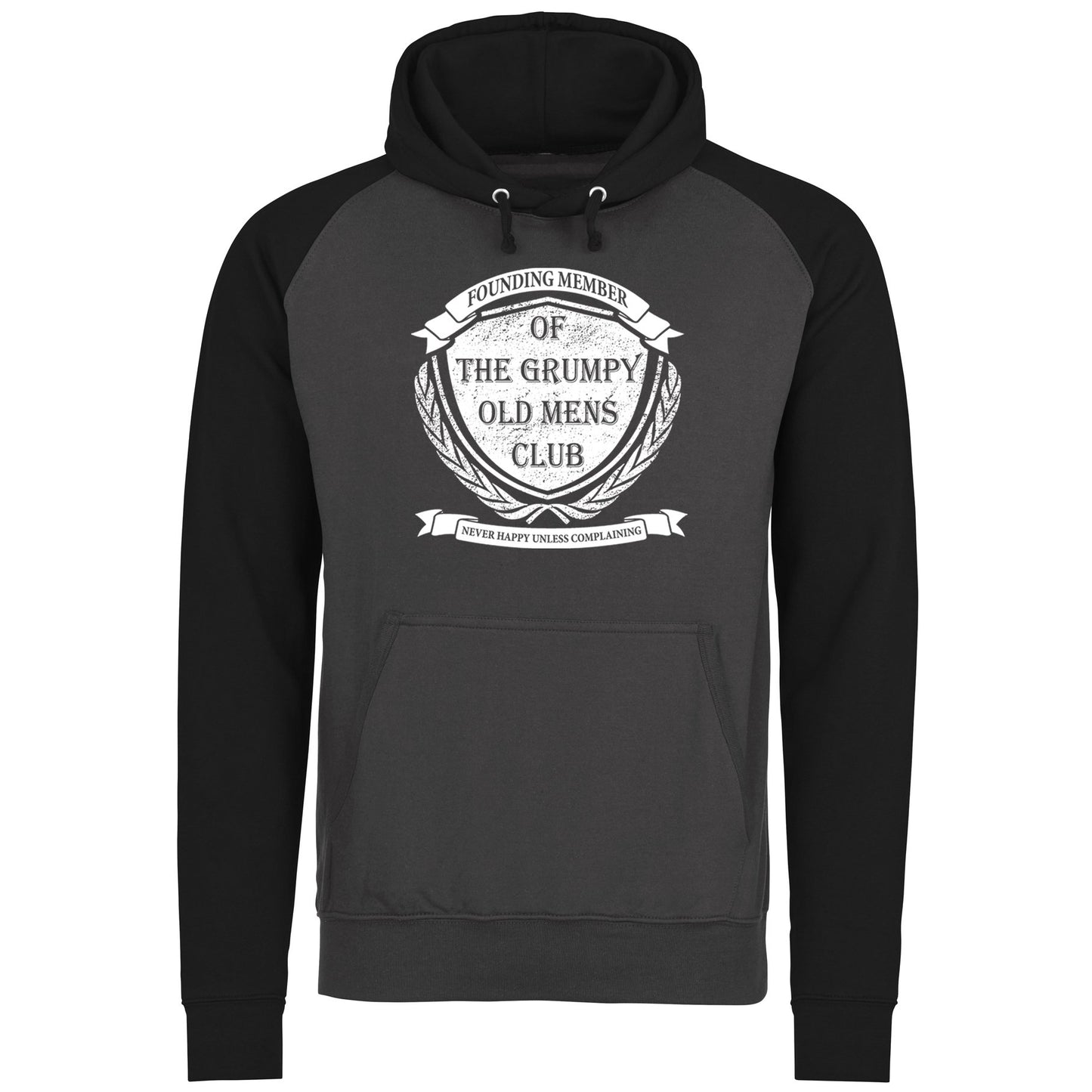 Grumpy Old Mens Club Baseball Hoodie