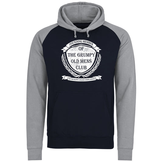 Grumpy Old Mens Club Baseball Hoodie