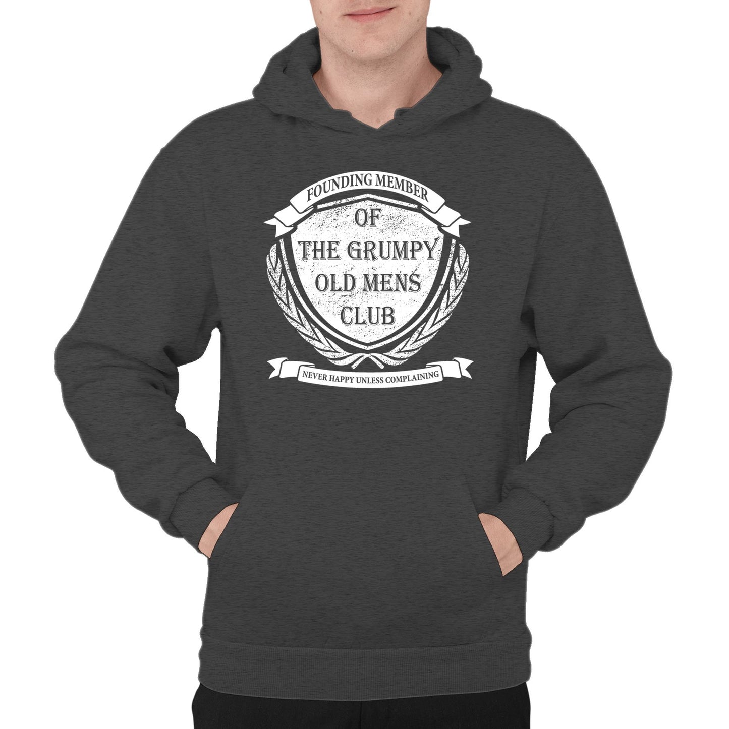 Grumpy Old Mens Club Mens Pullover Hoodie