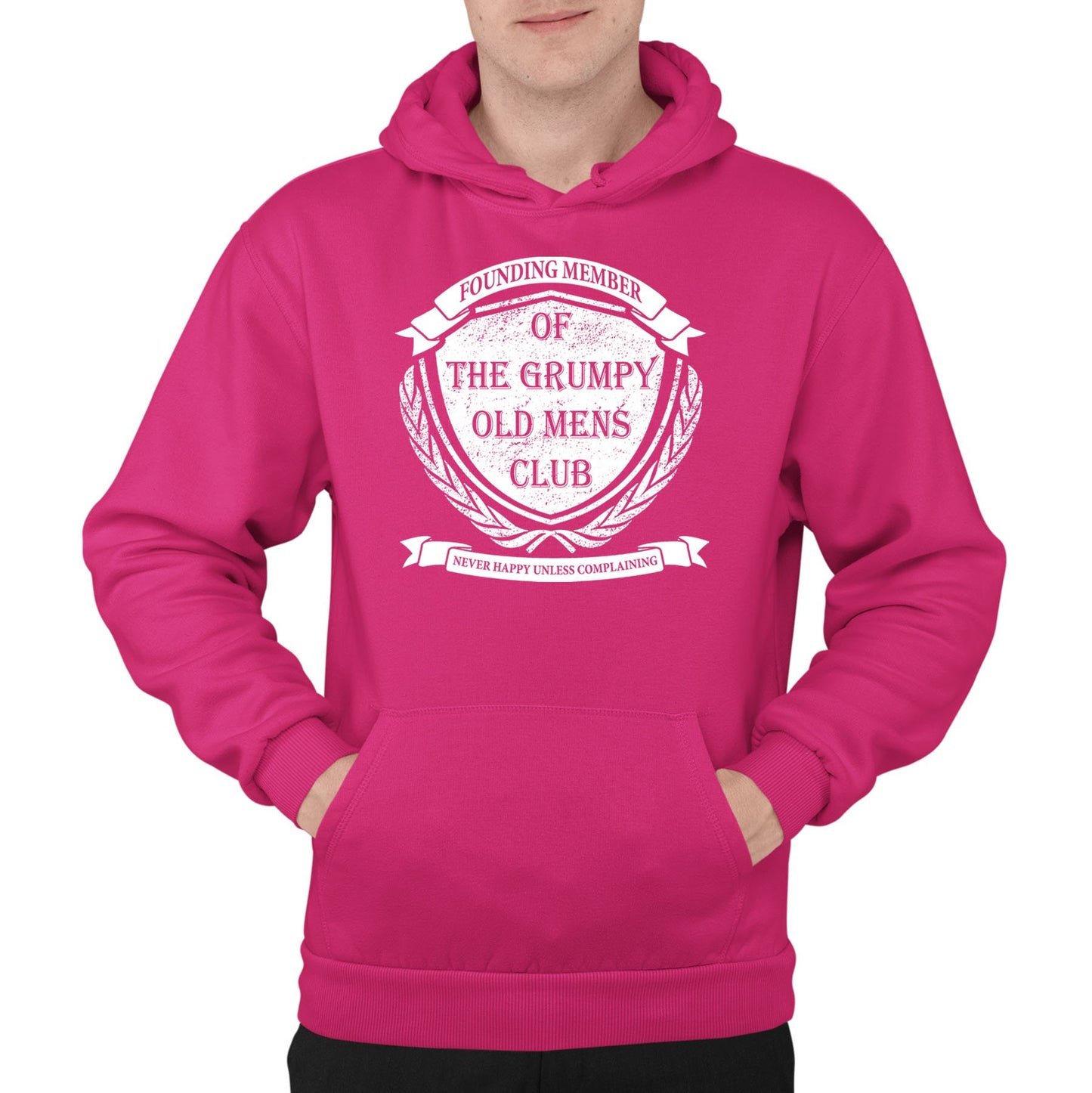 Grumpy Old Mens Club Mens Pullover Hoodie