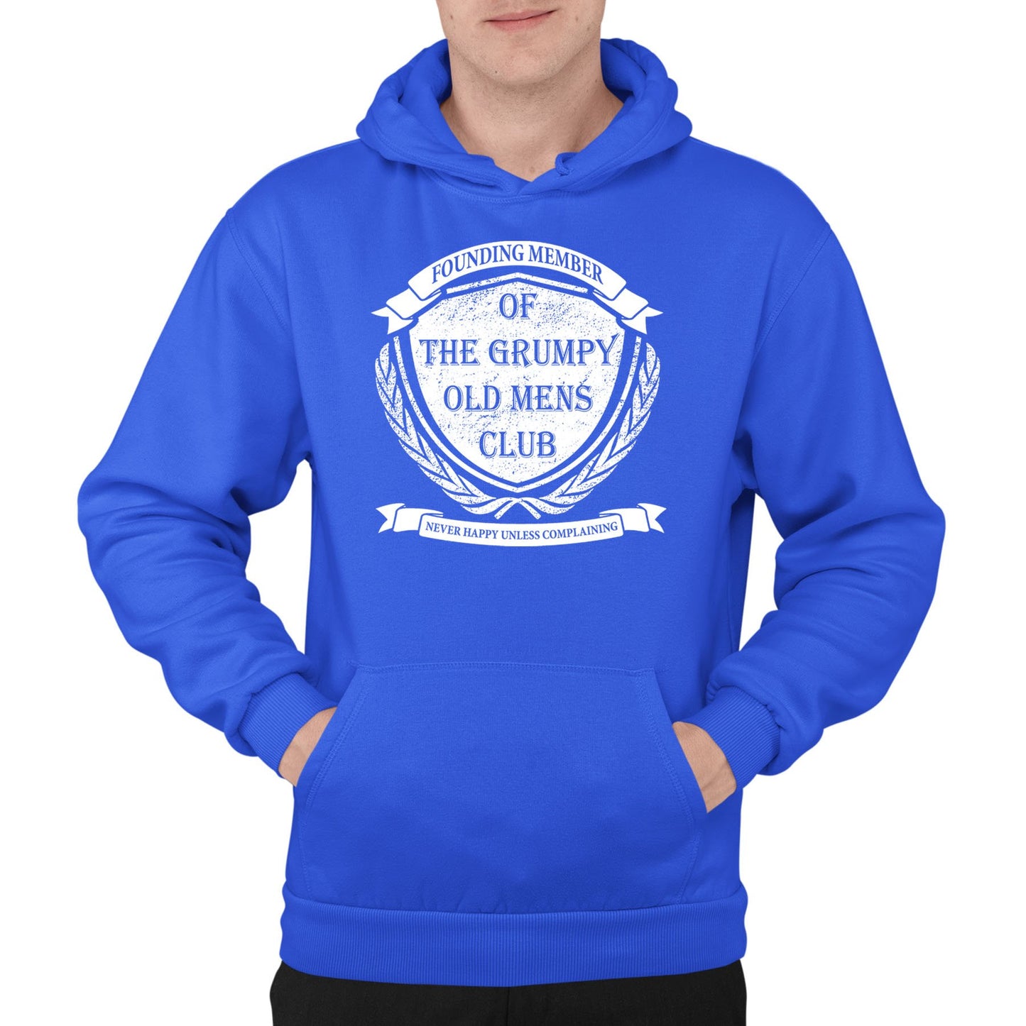 Grumpy Old Mens Club Mens Pullover Hoodie