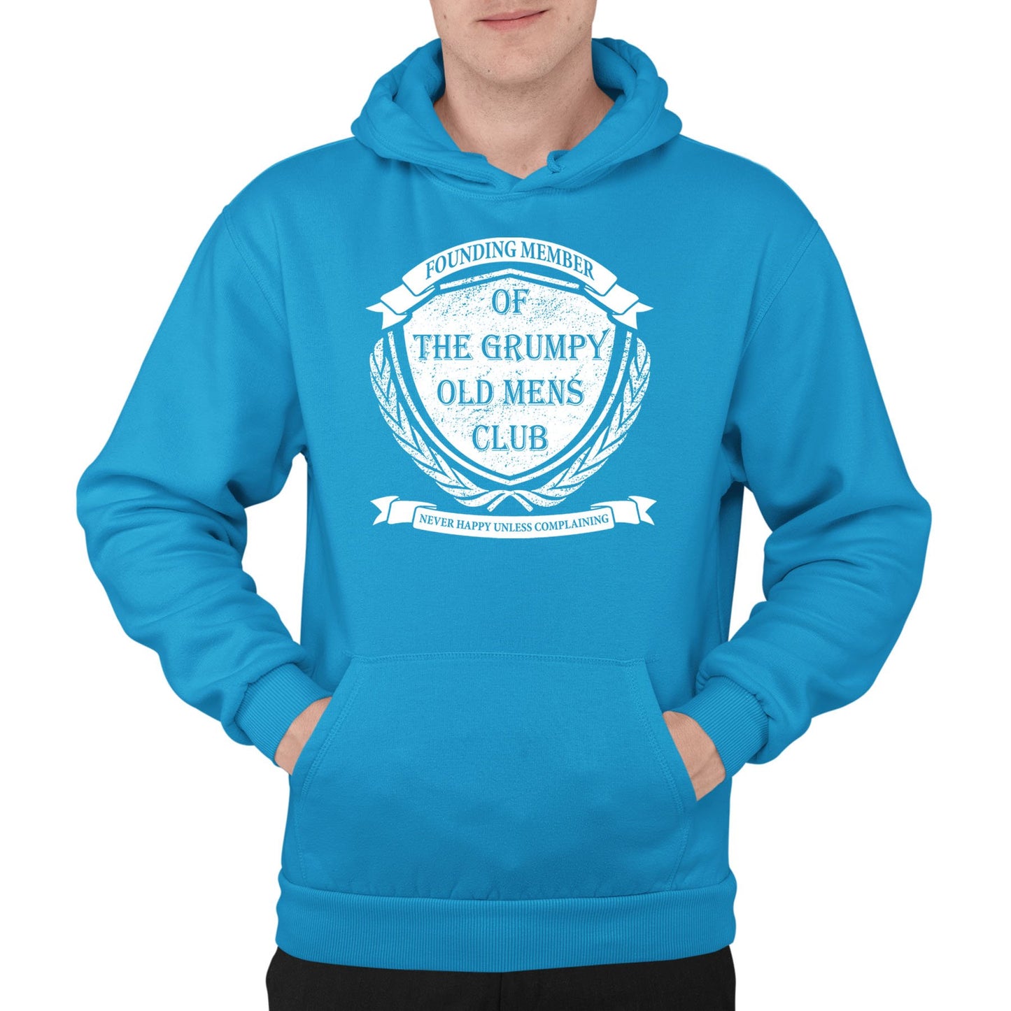 Grumpy Old Mens Club Mens Pullover Hoodie