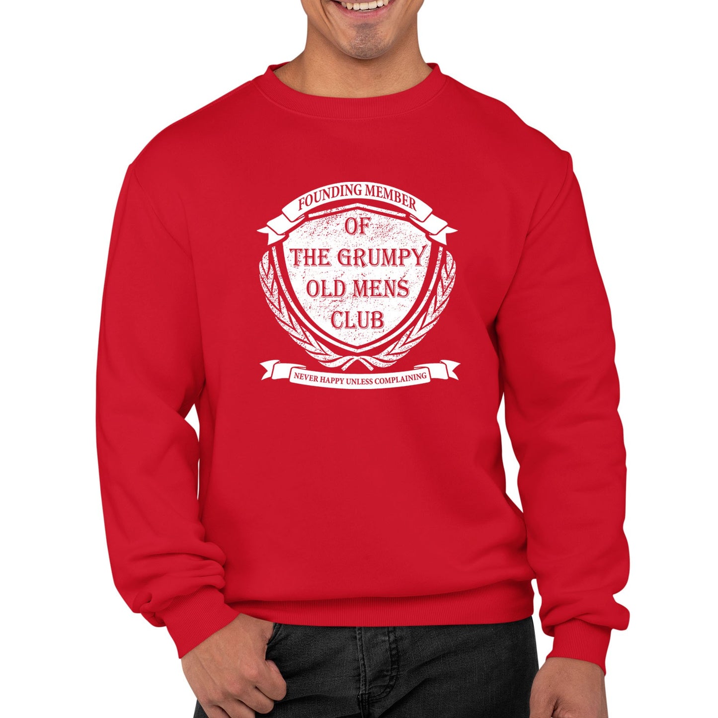 Grumpy Old Mens Club Mens Sweatshirt