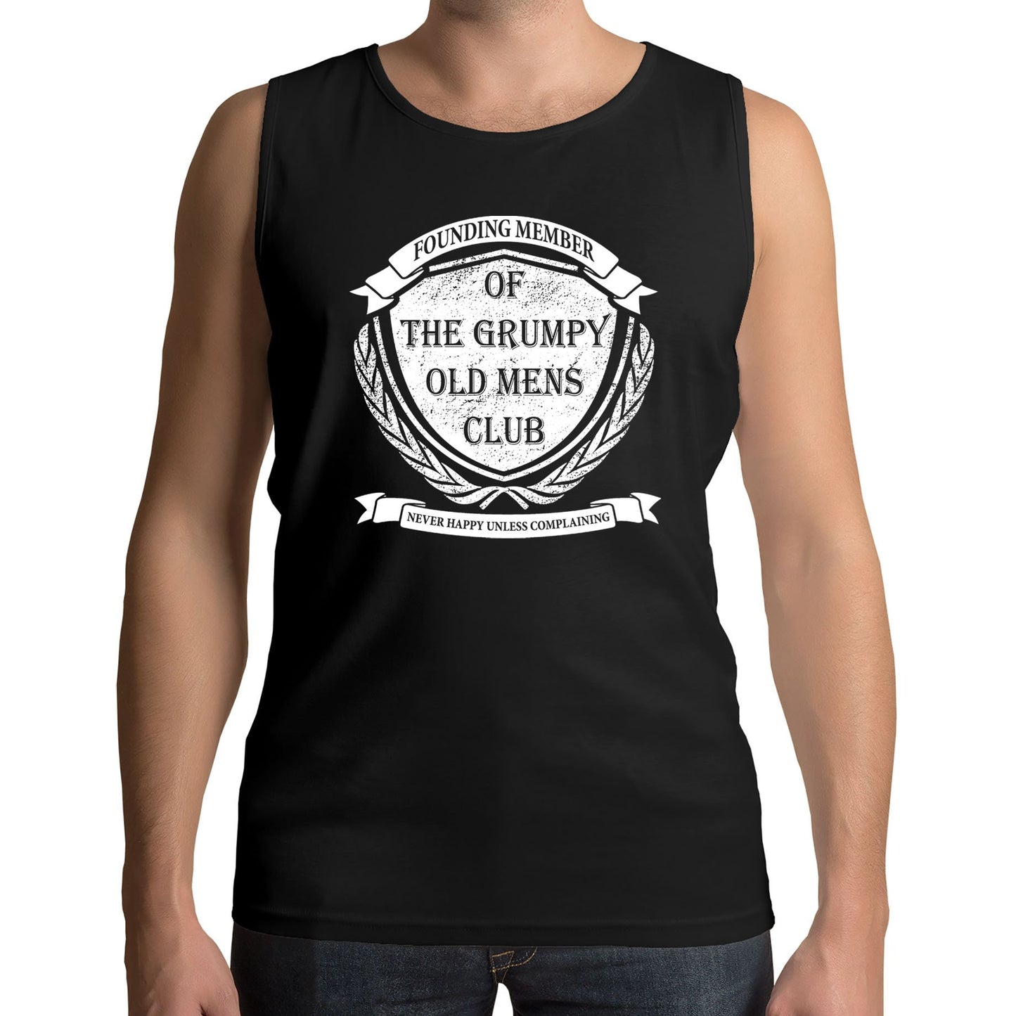 Grumpy Old Mens Club Mens Vest