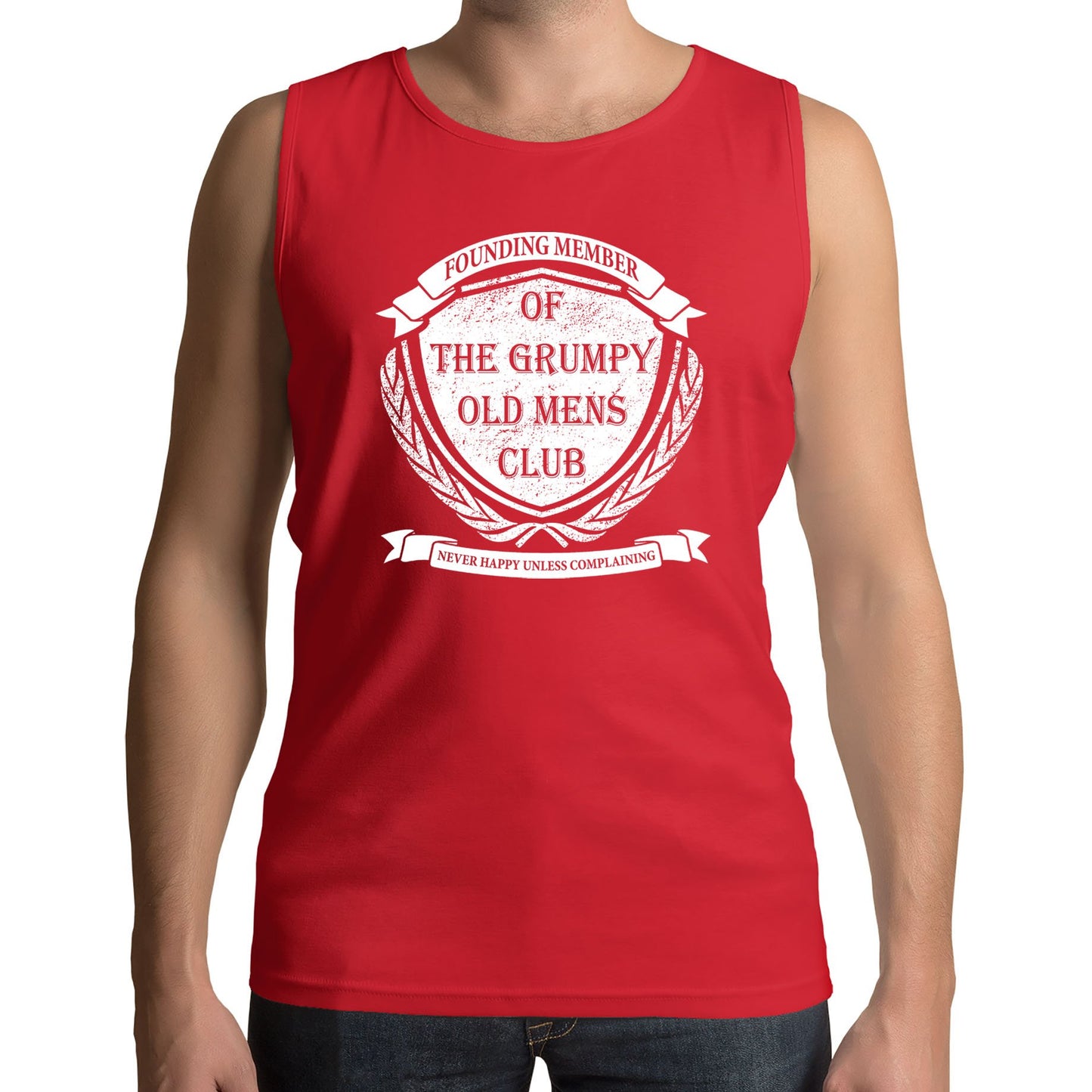 Grumpy Old Mens Club Mens Vest