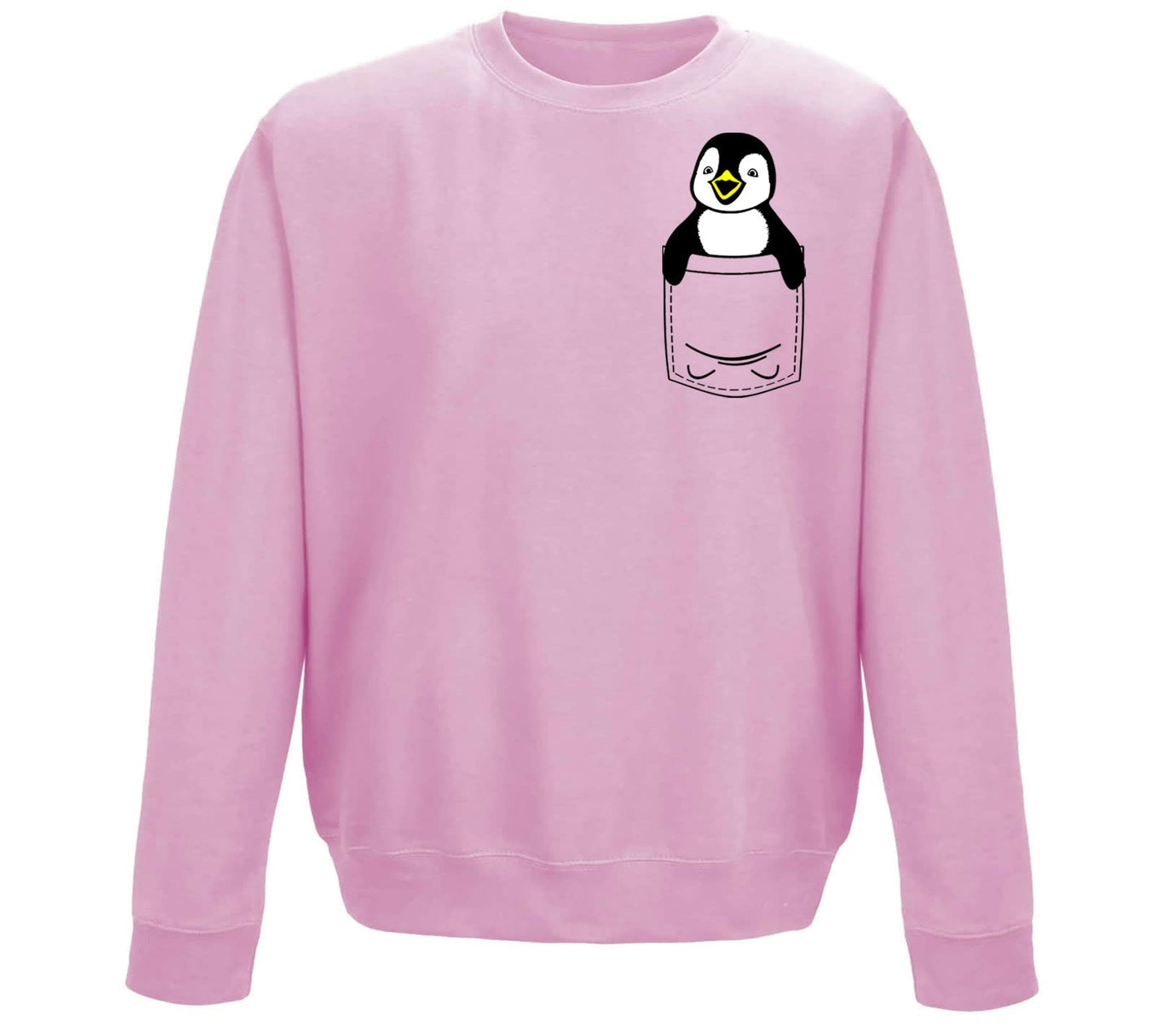 Penguin Pocket Print Childrens Sweatshirt