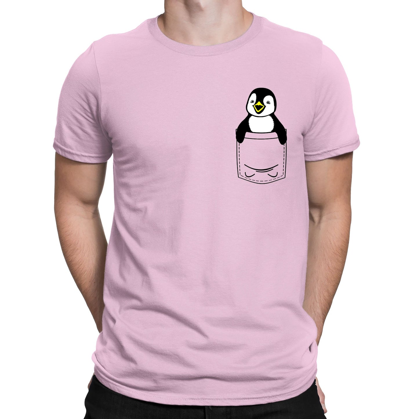 Penguin Pocket Print Mens T-shirt