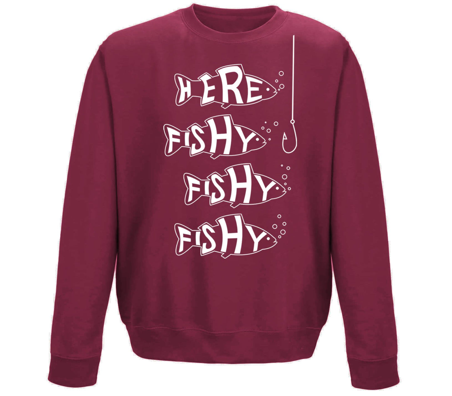 Here Fishy Fishy Fishy Childrens Sweatshirt