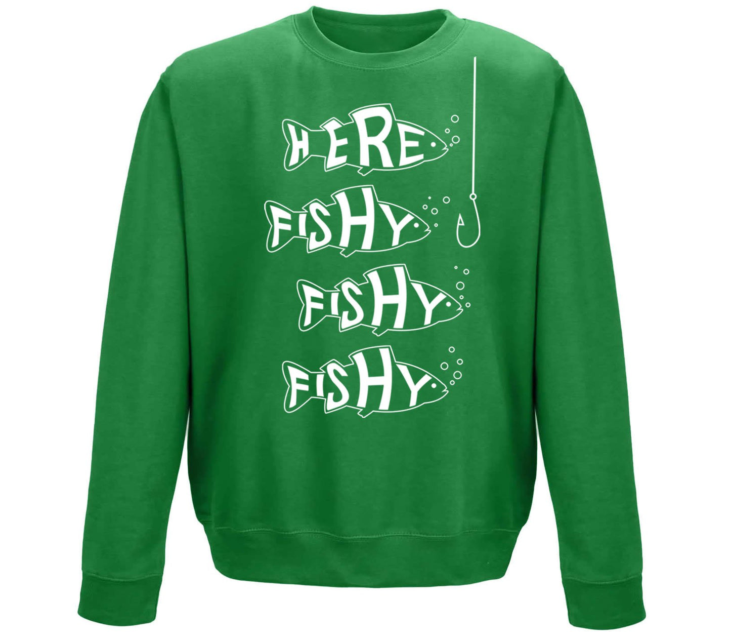 Here Fishy Fishy Fishy Childrens Sweatshirt