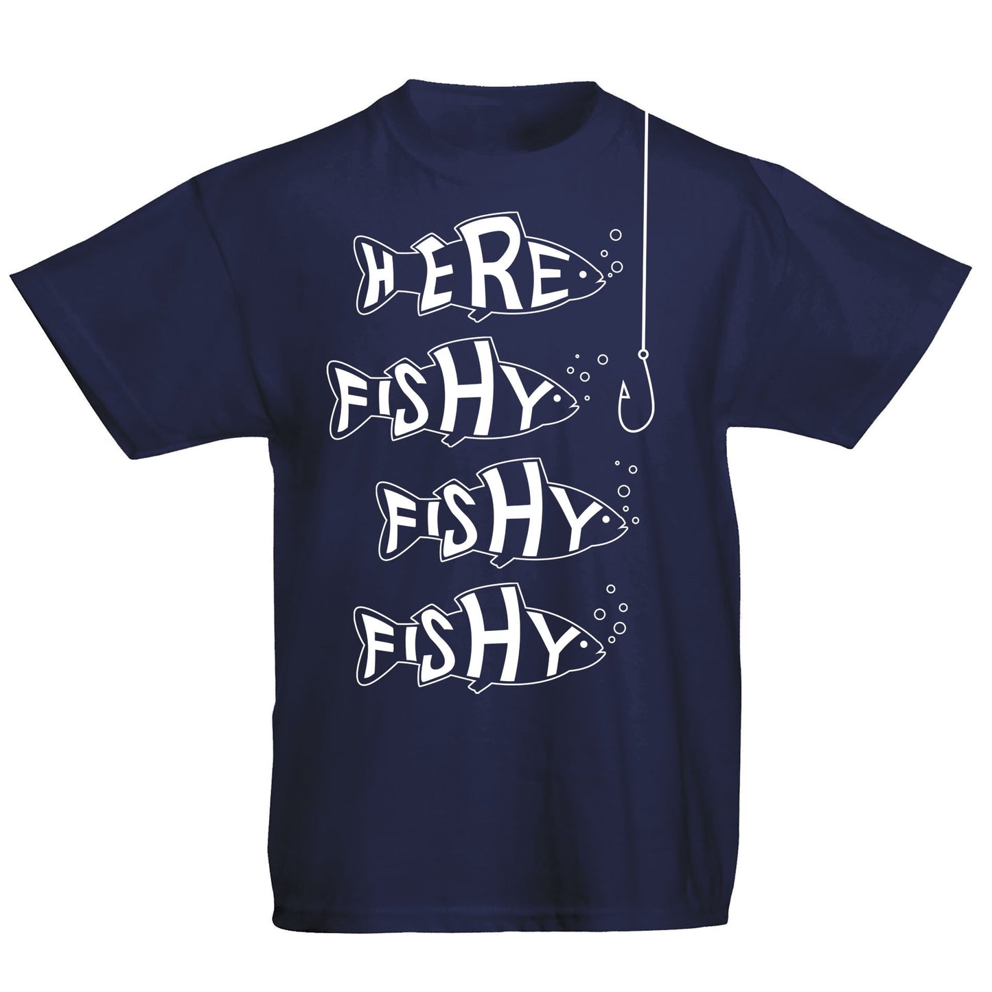 Here Fishy Fishy Fishy Kids T-shirt