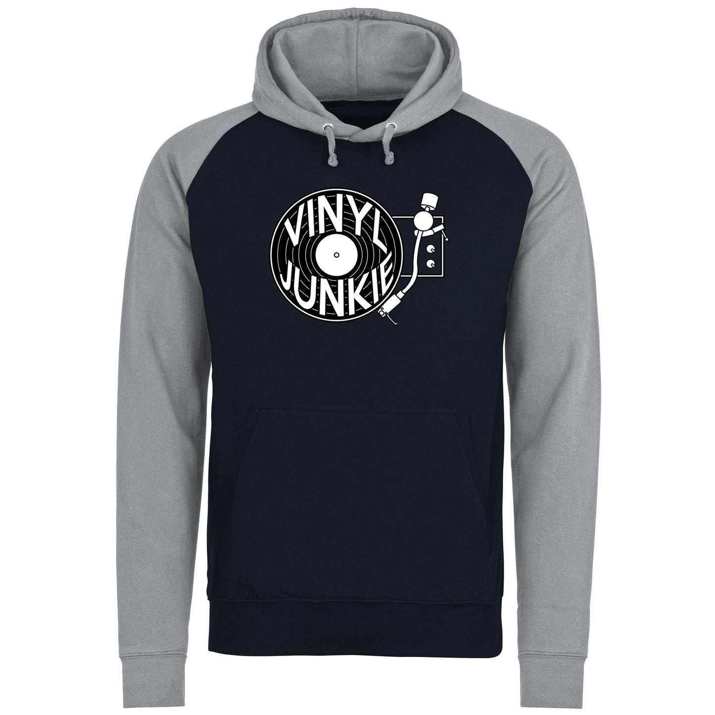 Vinyl Junkie Baseball Hoodie