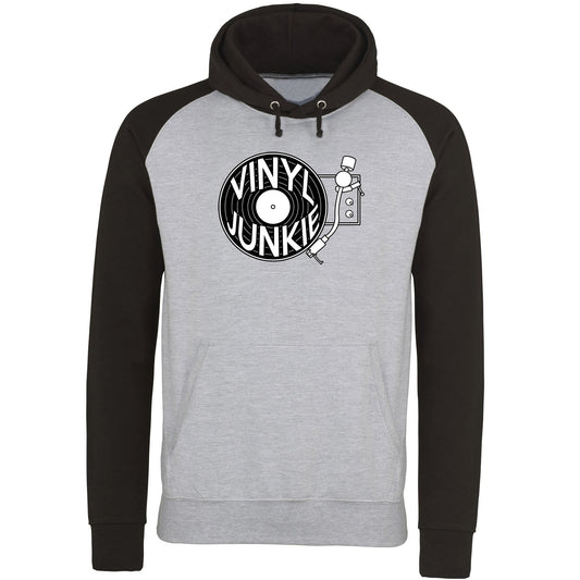 Vinyl Junkie Baseball Hoodie