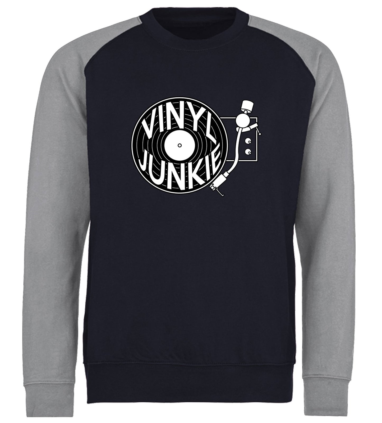 Vinyl Junkie Baseball Sweatshirt