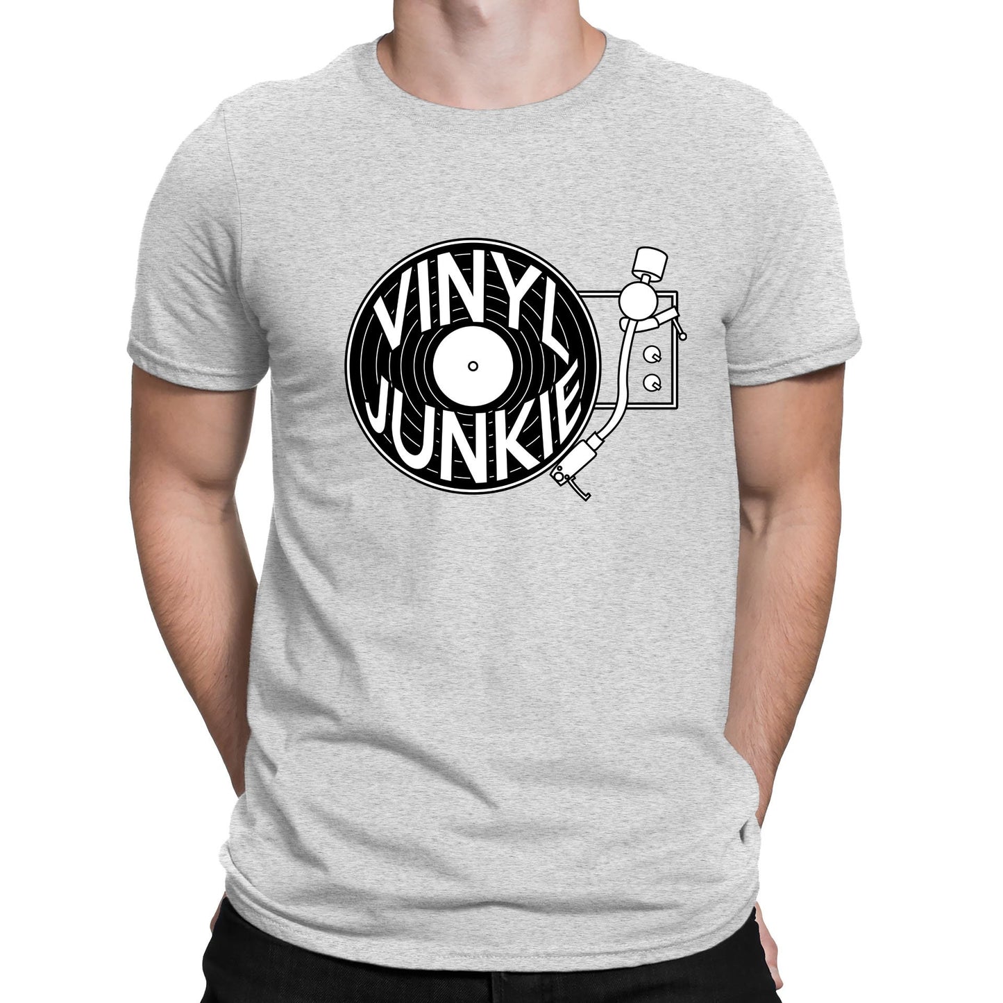 Vinyl Junkie Mens T-shirt