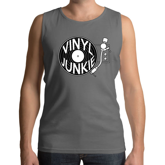 Vinyl Junkie Mens Vest