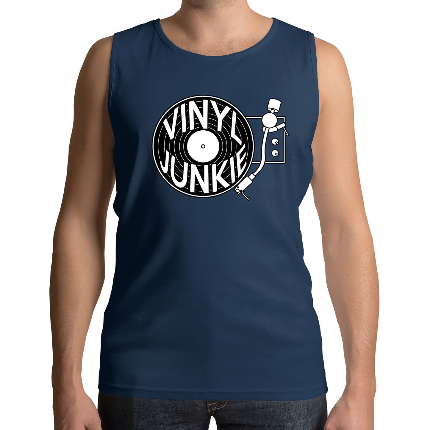 Vinyl Junkie Mens Vest