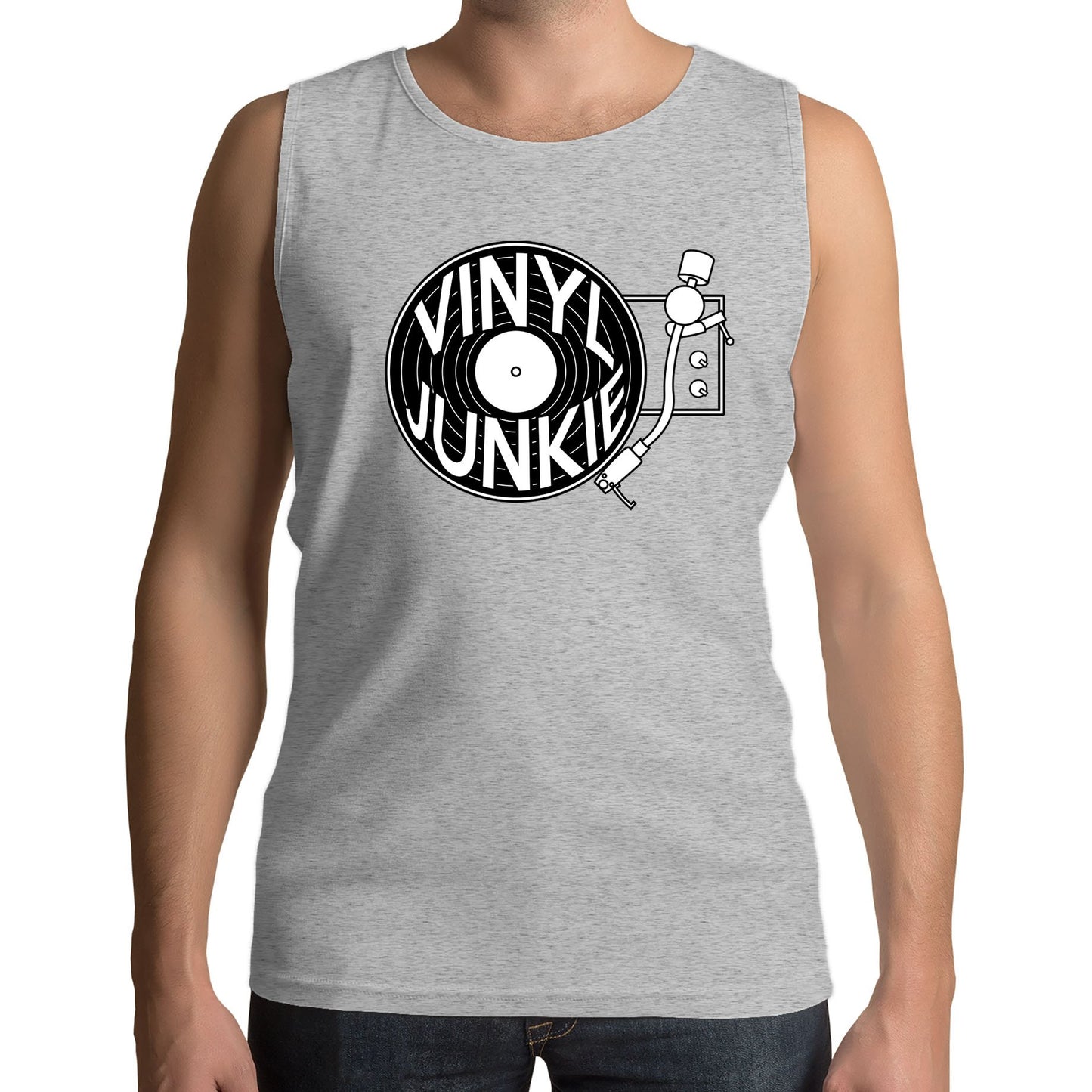 Vinyl Junkie Mens Vest