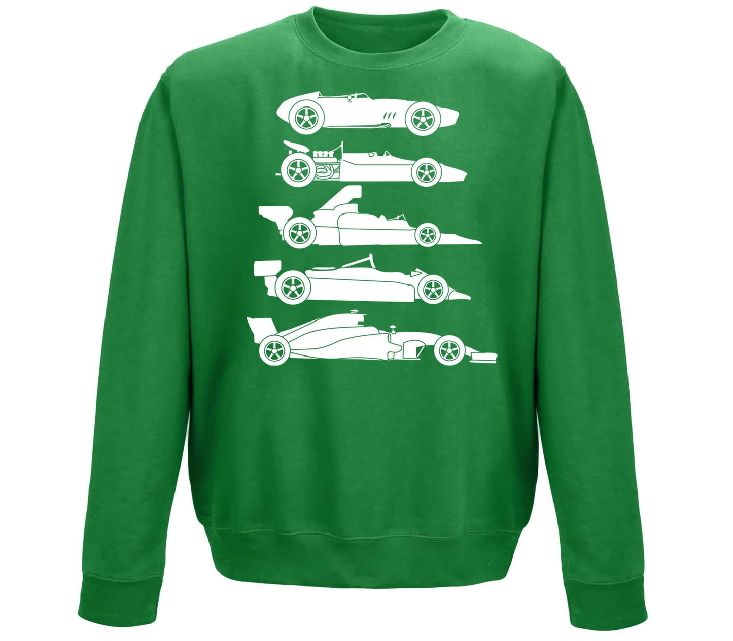 Evolution Of The F1 Car Childrens Sweatshirt