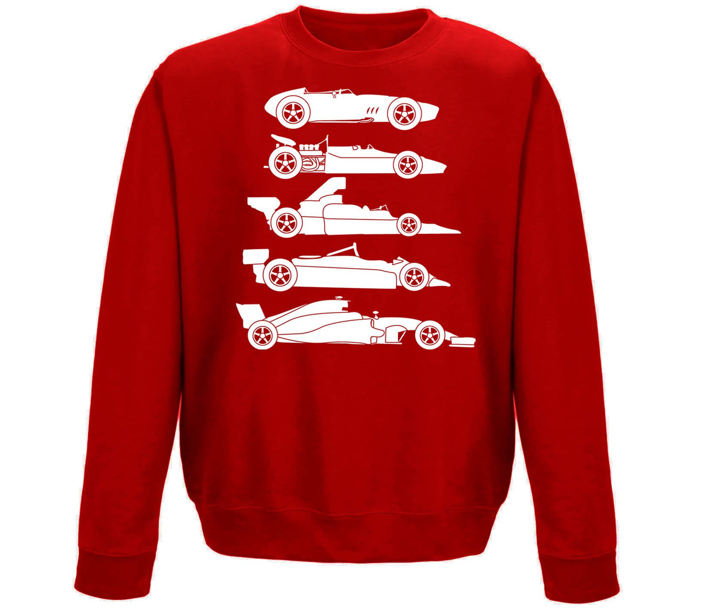 Evolution Of The F1 Car Childrens Sweatshirt