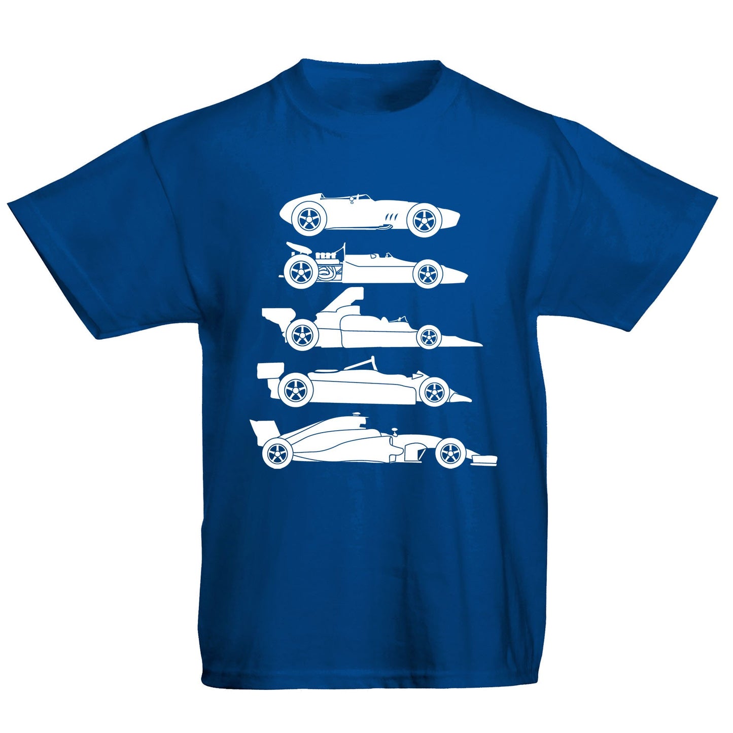 Evolution Of The F1 Car Kids T-shirt