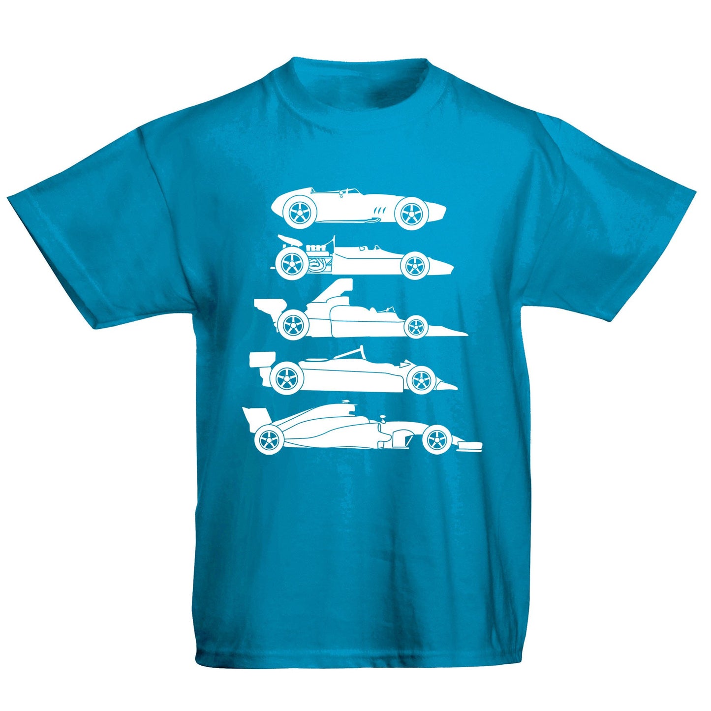 Evolution Of The F1 Car Kids T-shirt