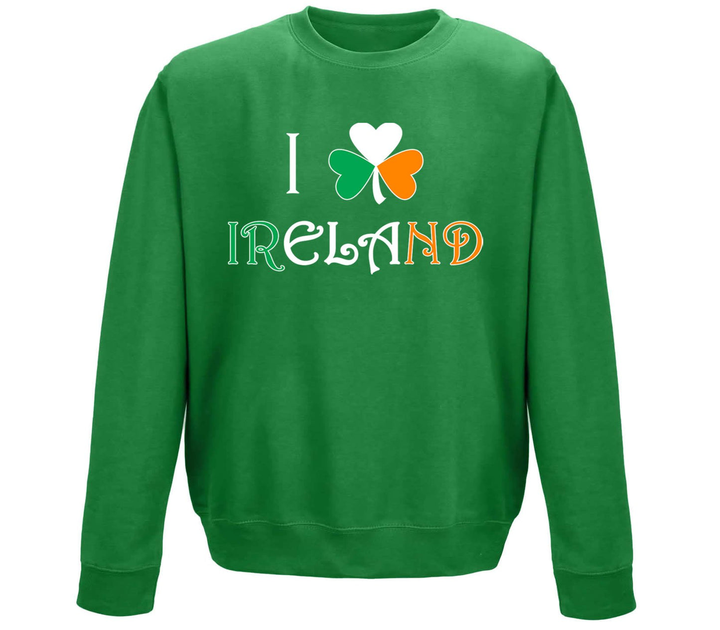 I Love Ireland Childrens Sweatshirt