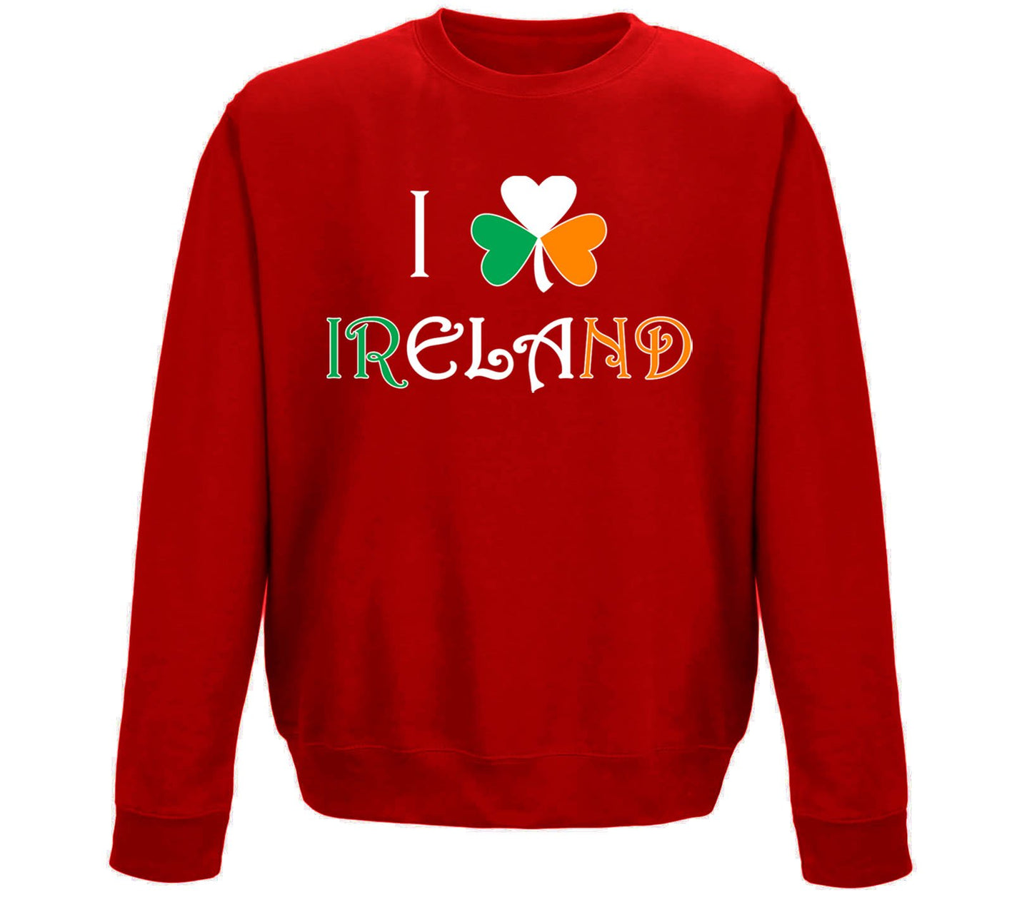 I Love Ireland Childrens Sweatshirt