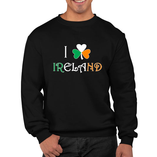 I Love Ireland Mens Sweatshirt