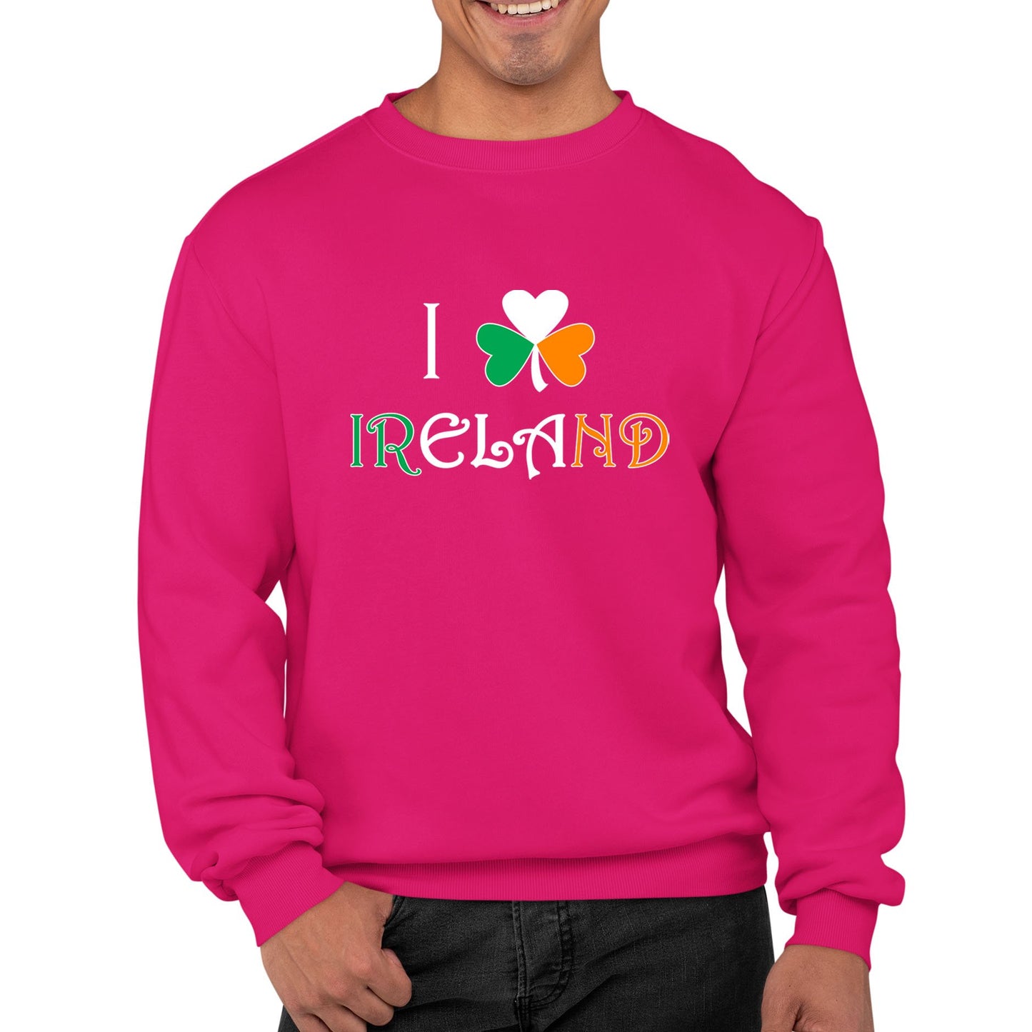 I Love Ireland Mens Sweatshirt