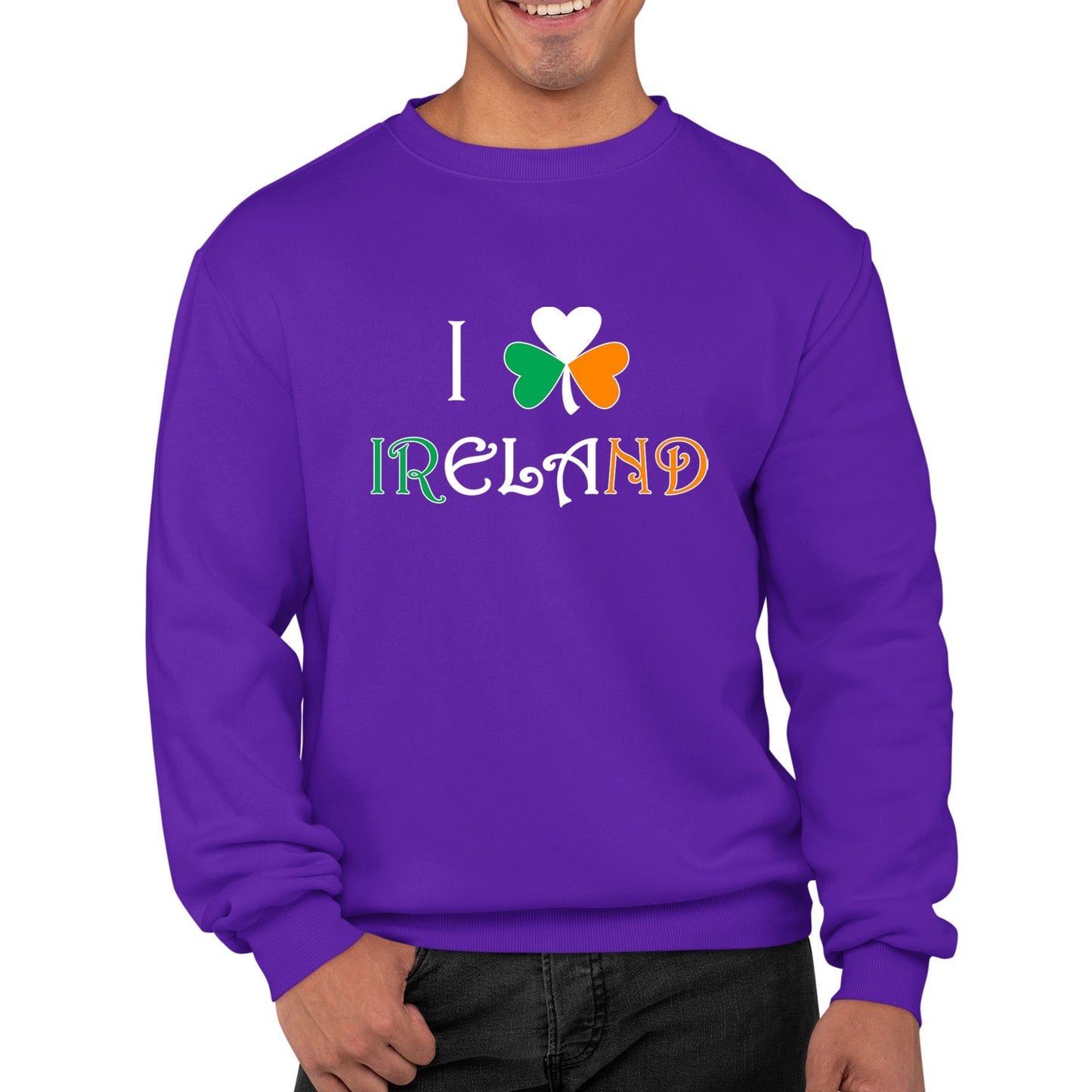 I Love Ireland Mens Sweatshirt