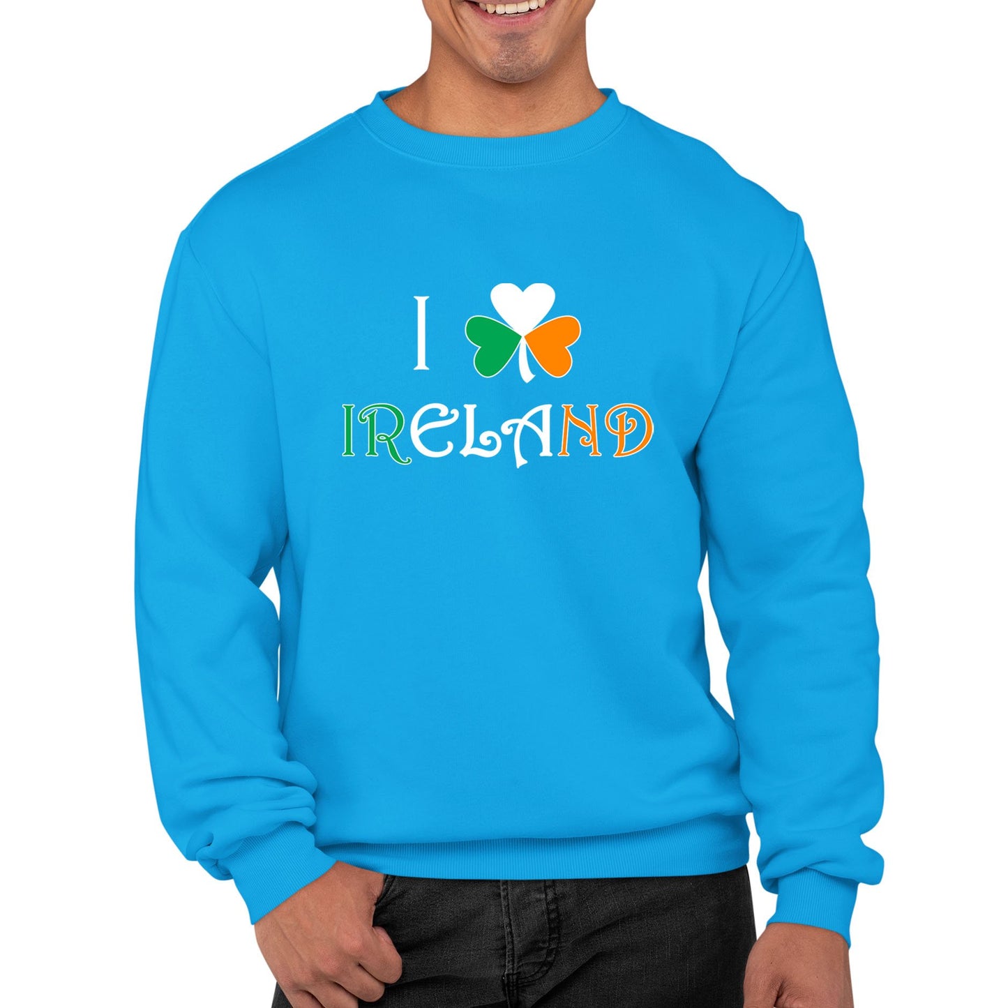 I Love Ireland Mens Sweatshirt