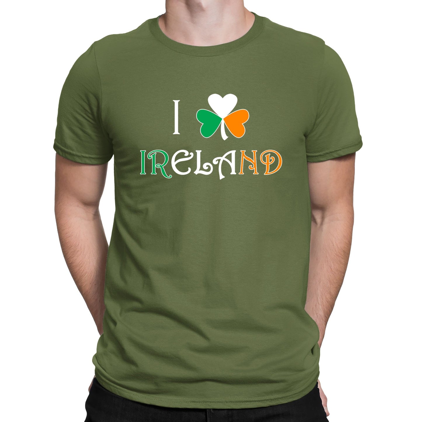 I Love Ireland Mens T-shirt