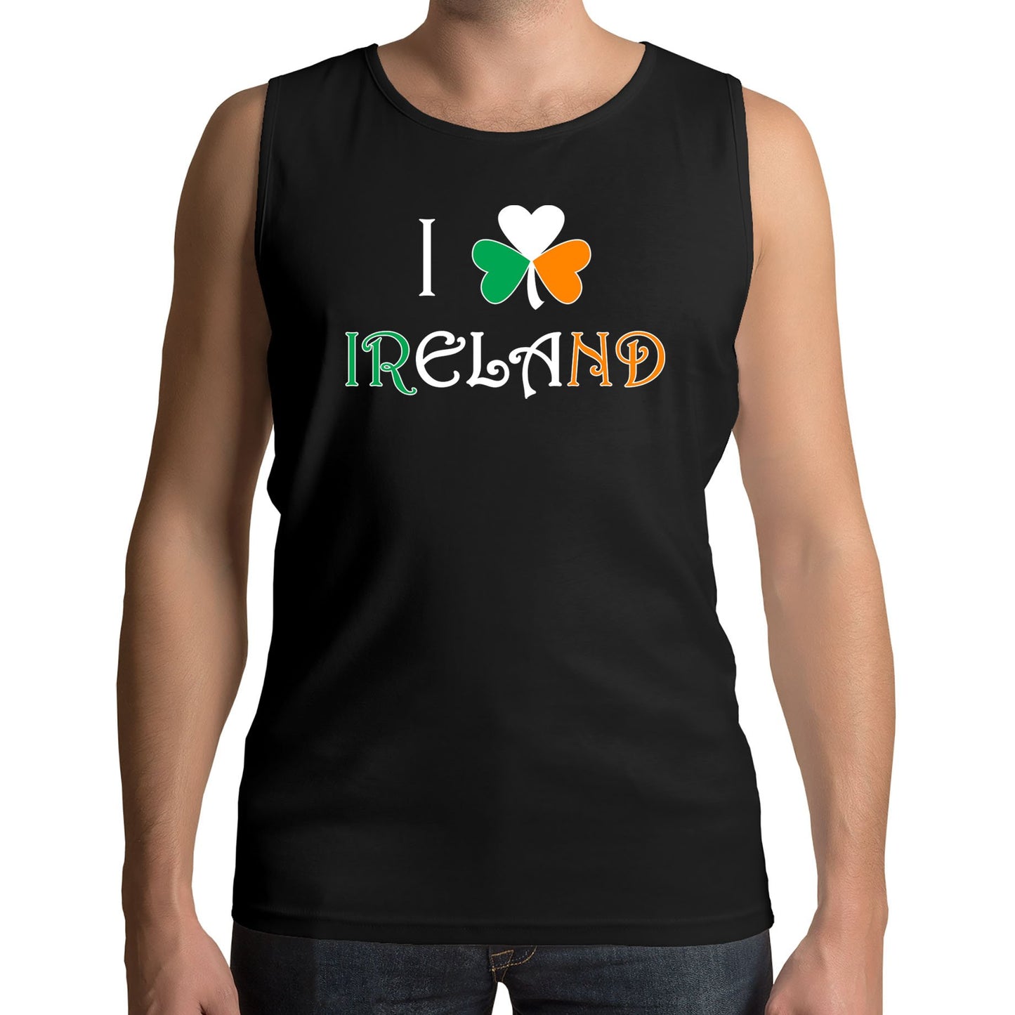 I Love Ireland Mens Vest