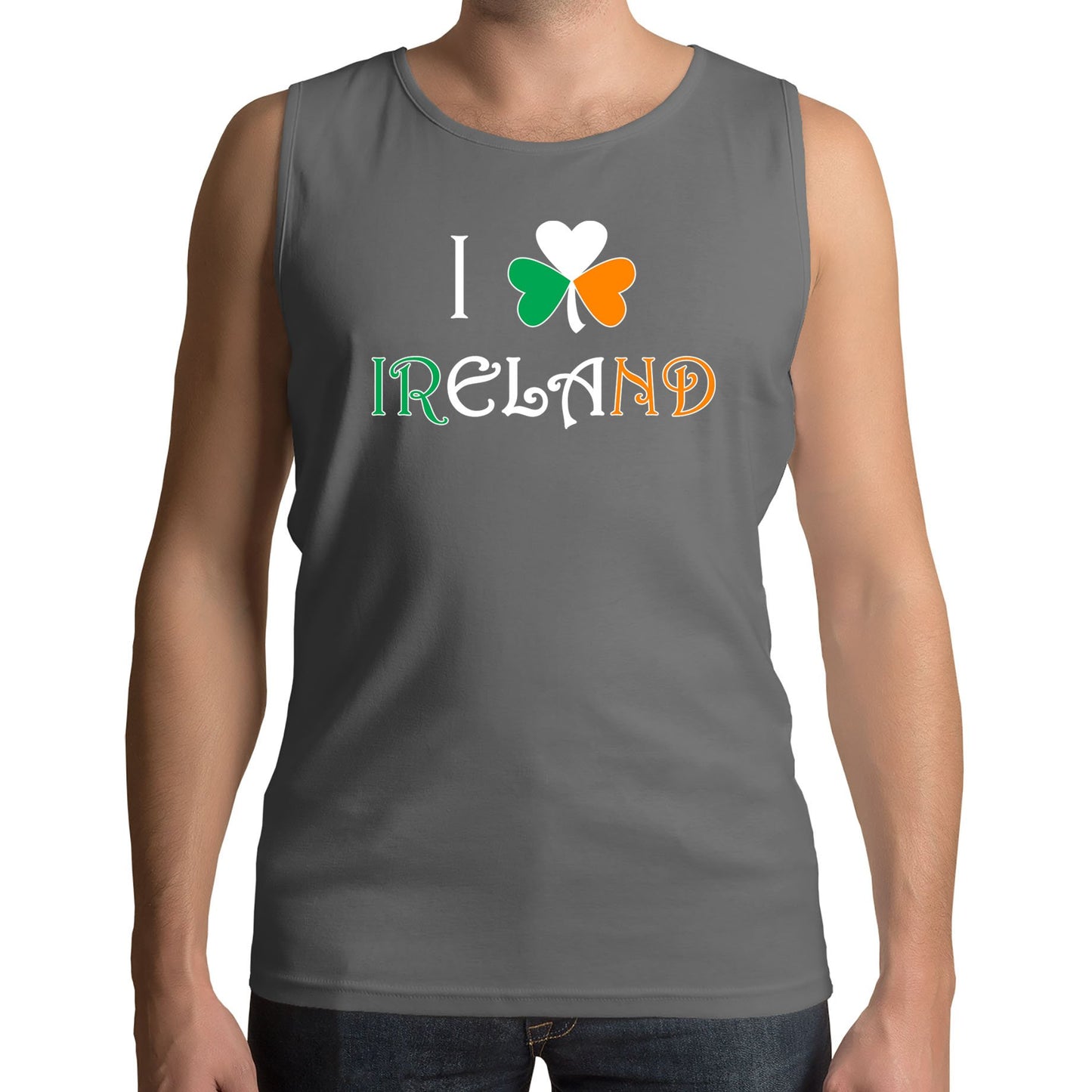 I Love Ireland Mens Vest