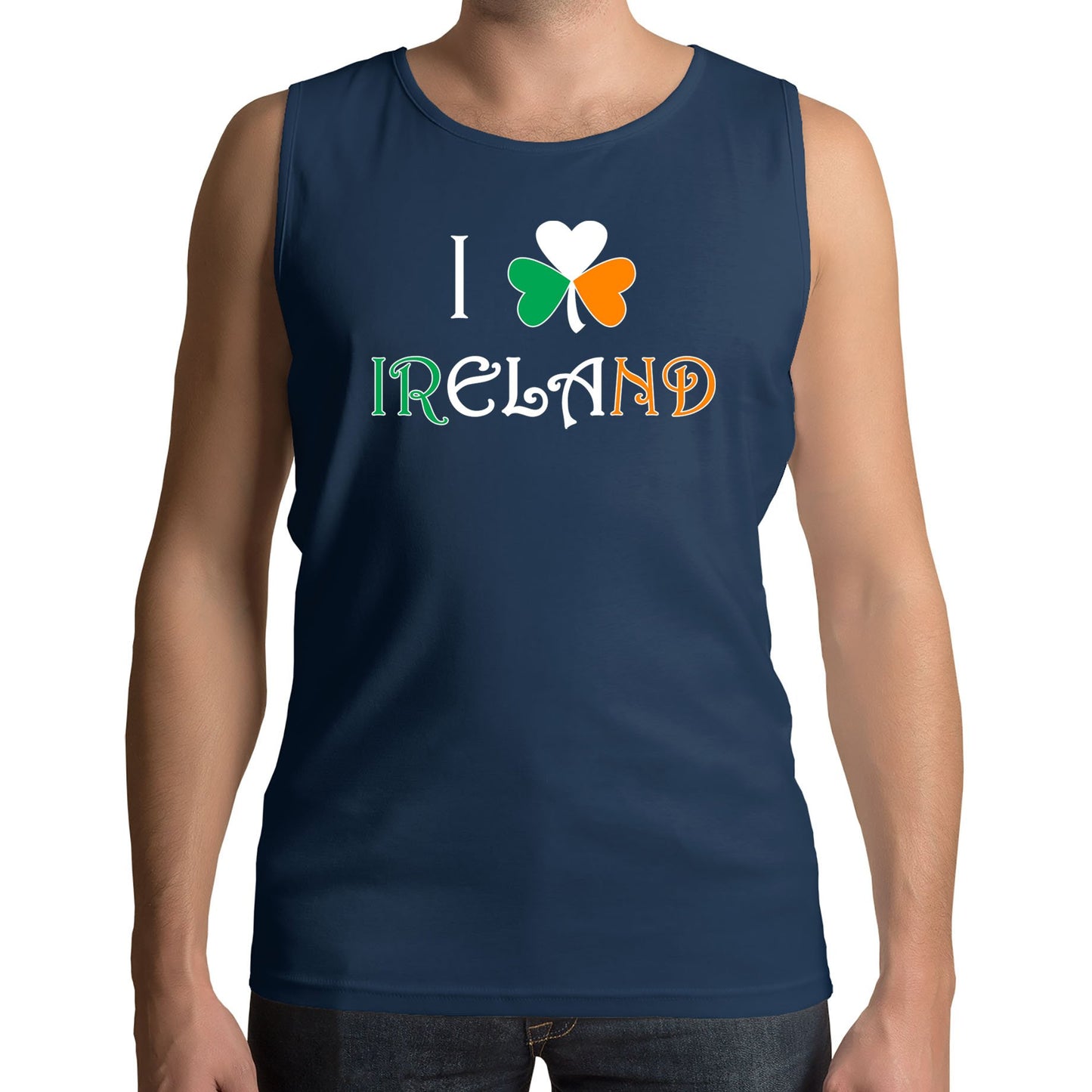 I Love Ireland Mens Vest