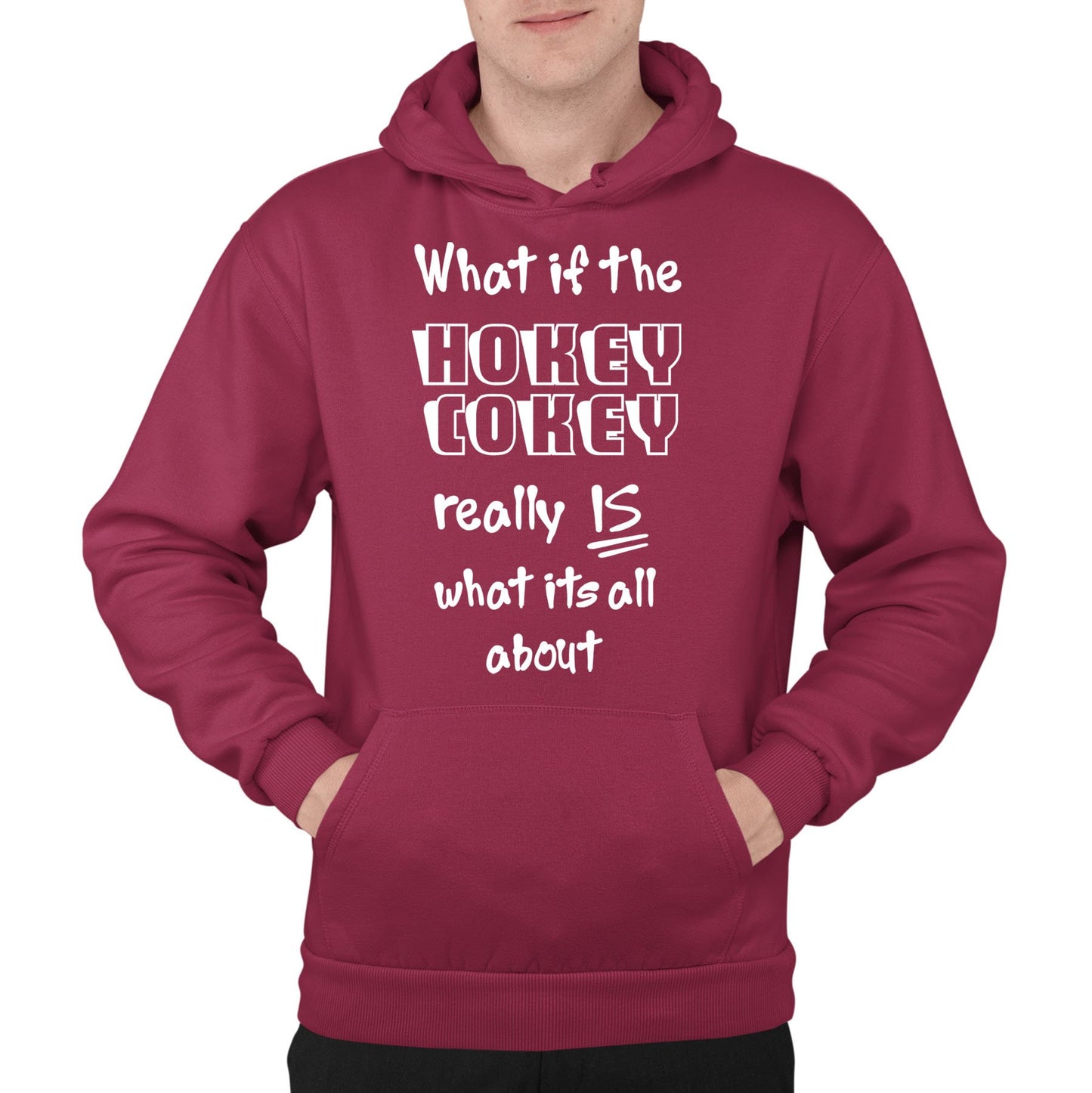 Hokey Cokey Funny Mens Pullover Hoodie