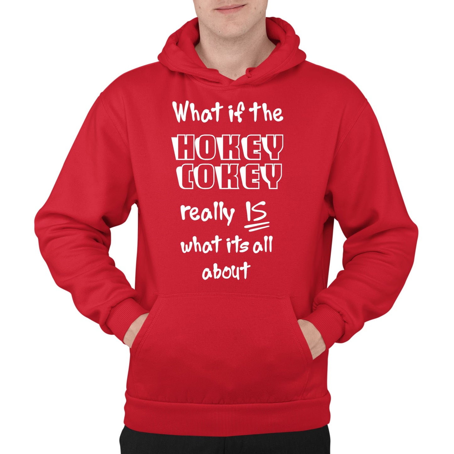 Hokey Cokey Funny Mens Pullover Hoodie