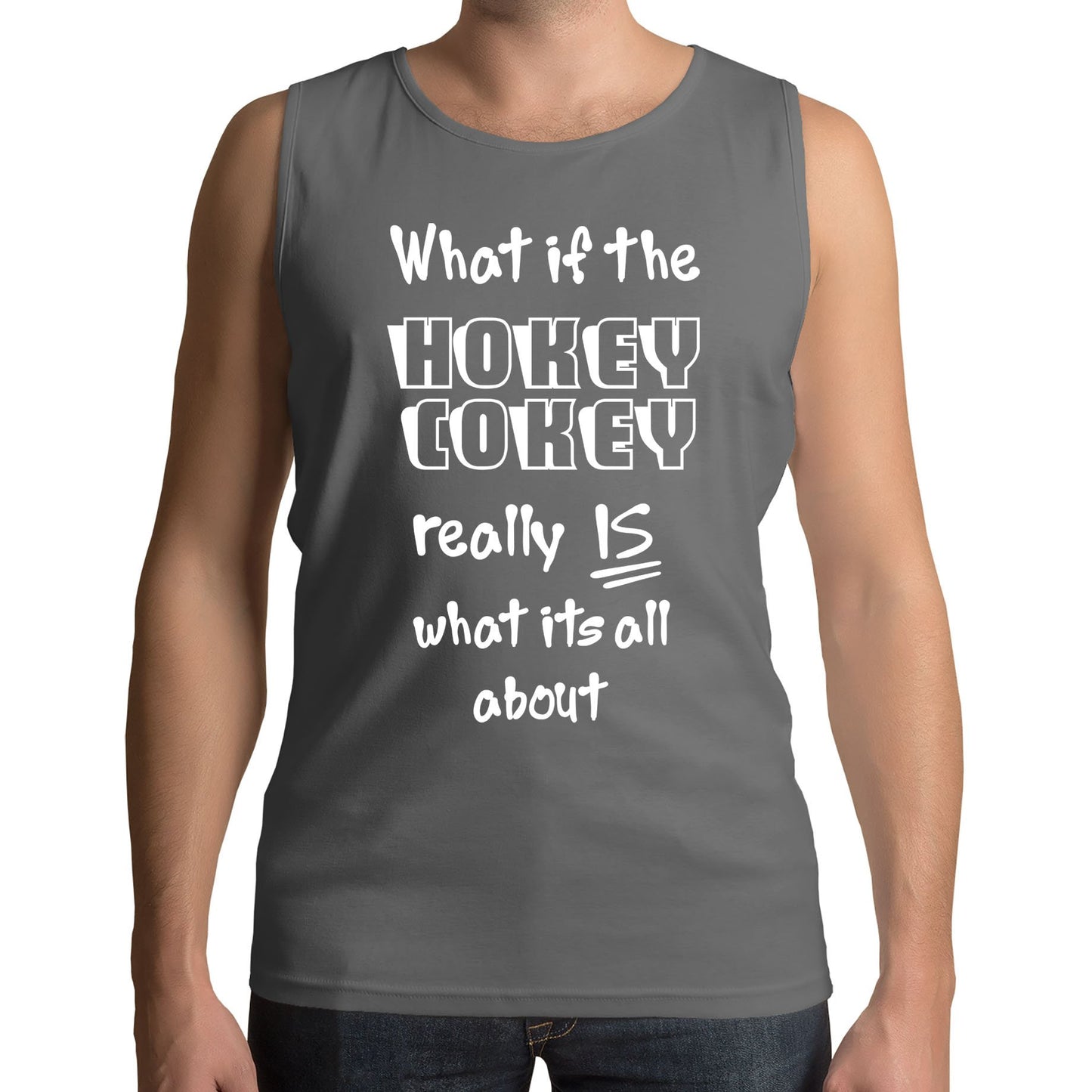 Hokey Cokey Funny Mens Vest